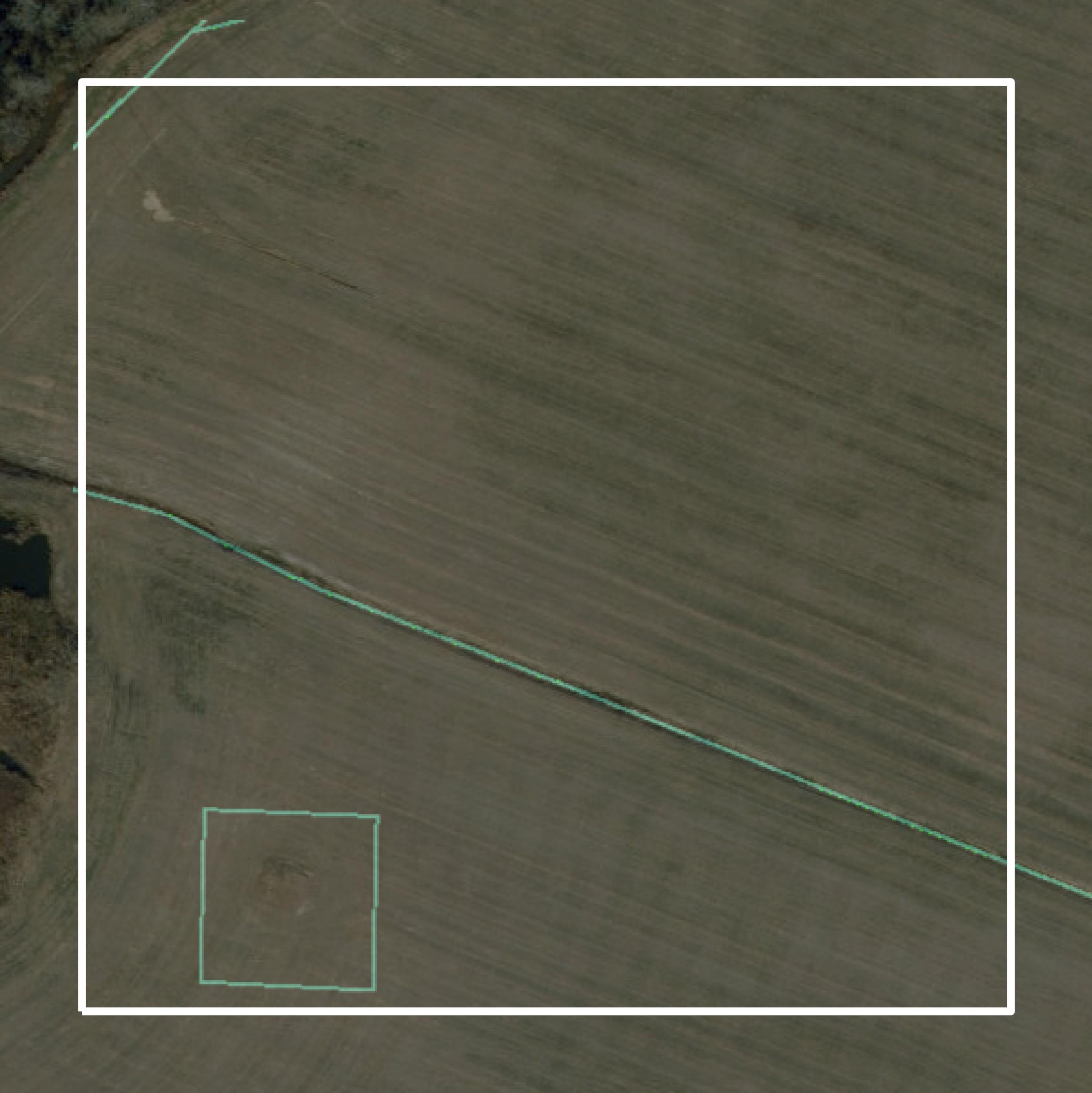 This image shows parcel and building data in Chowan County created using GIS data in Equator.