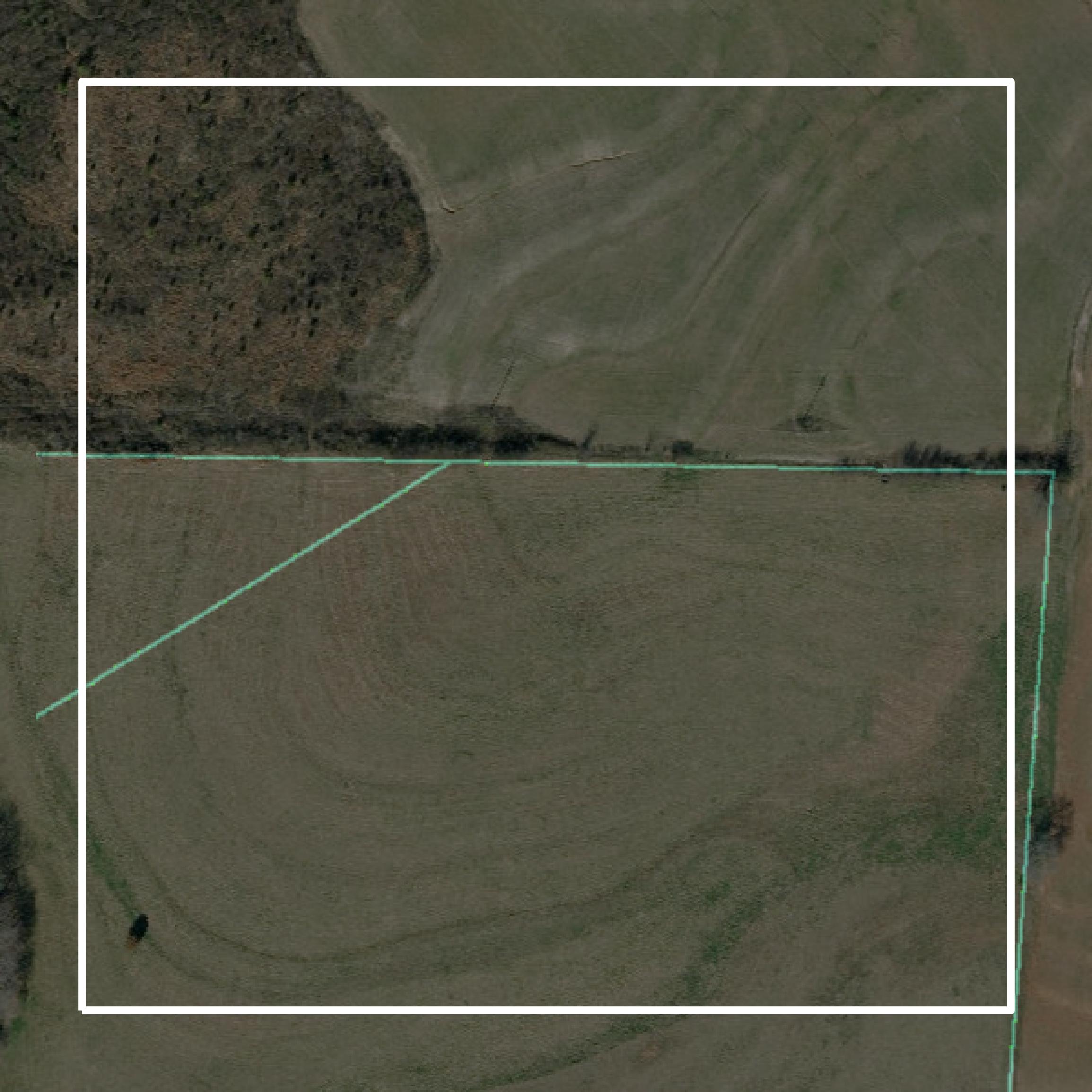 This image shows parcel and building data in Cleveland County created using GIS data in Equator.