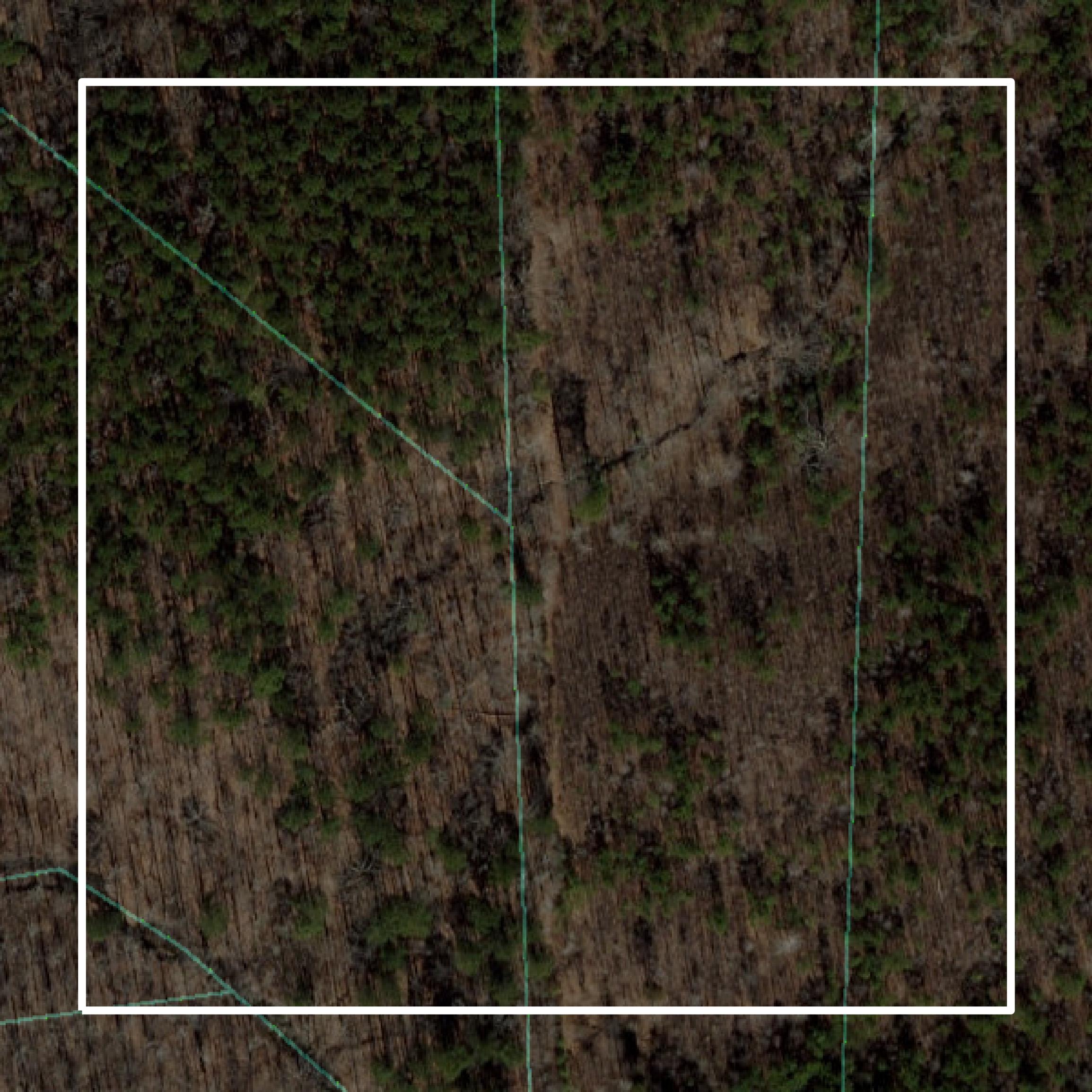 This image shows parcel and building data in Granville County created using GIS data in Equator.