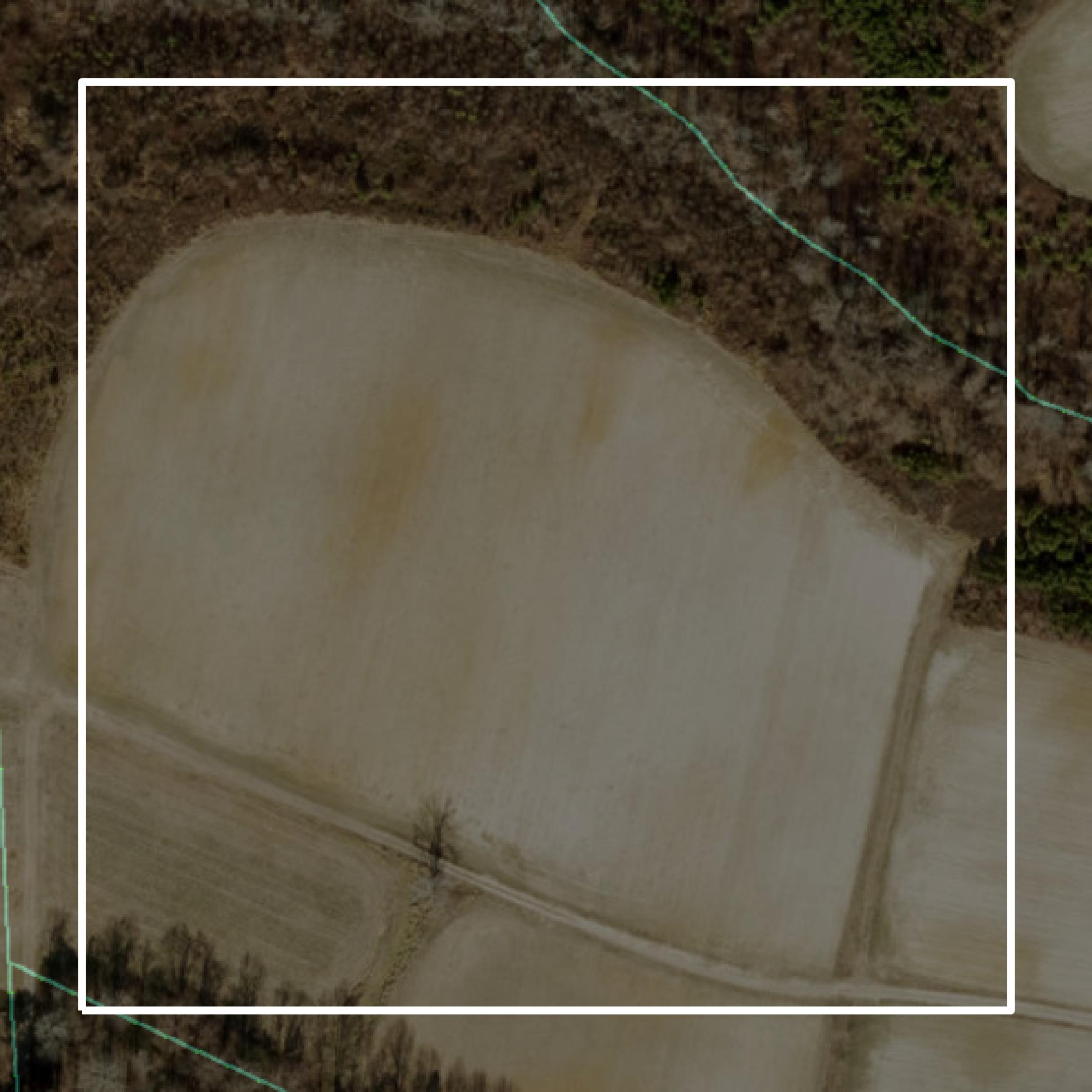 This image shows parcel and building data in Harnett County created using GIS data in Equator.
