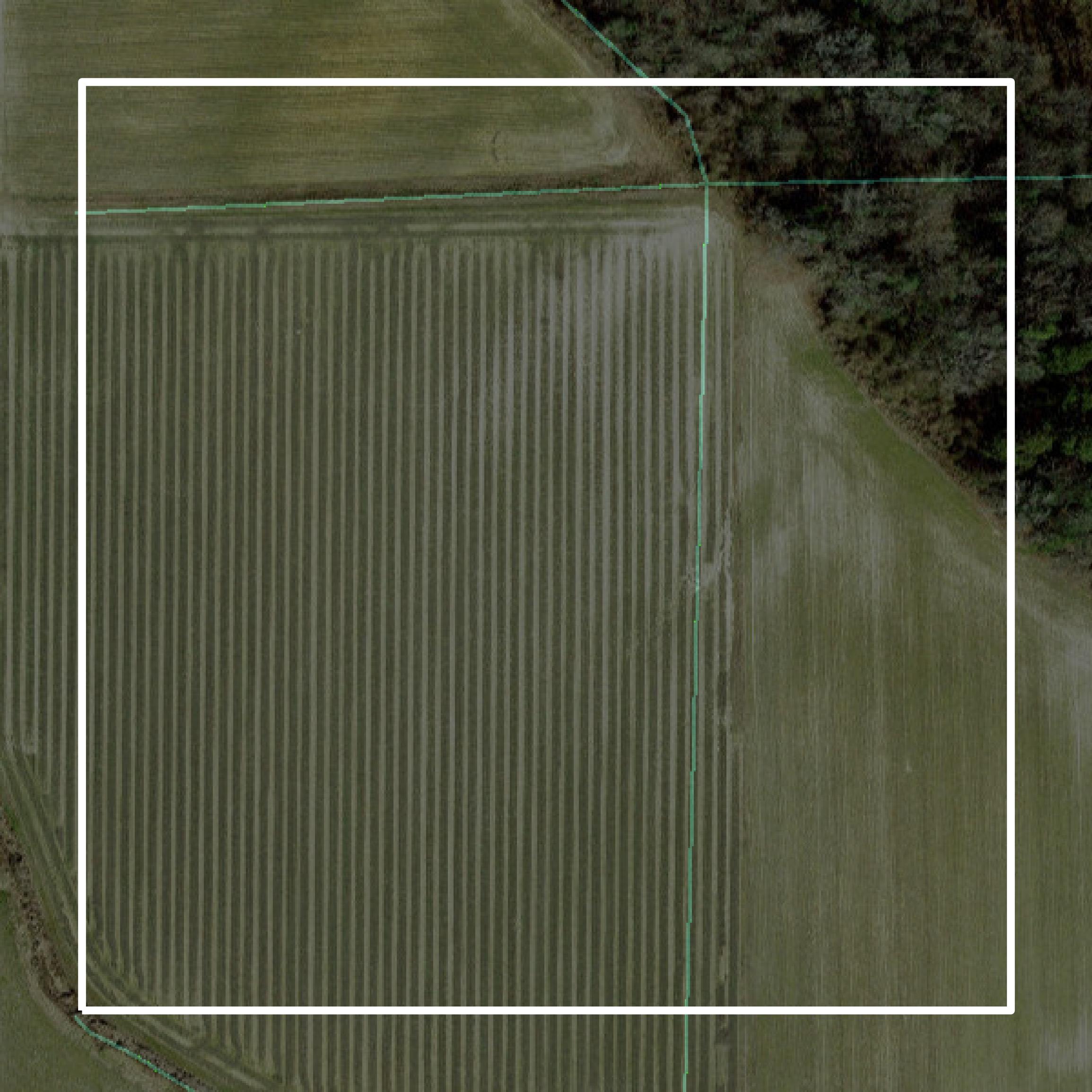 This image shows parcel and building data in Hertford County created using GIS data in Equator.