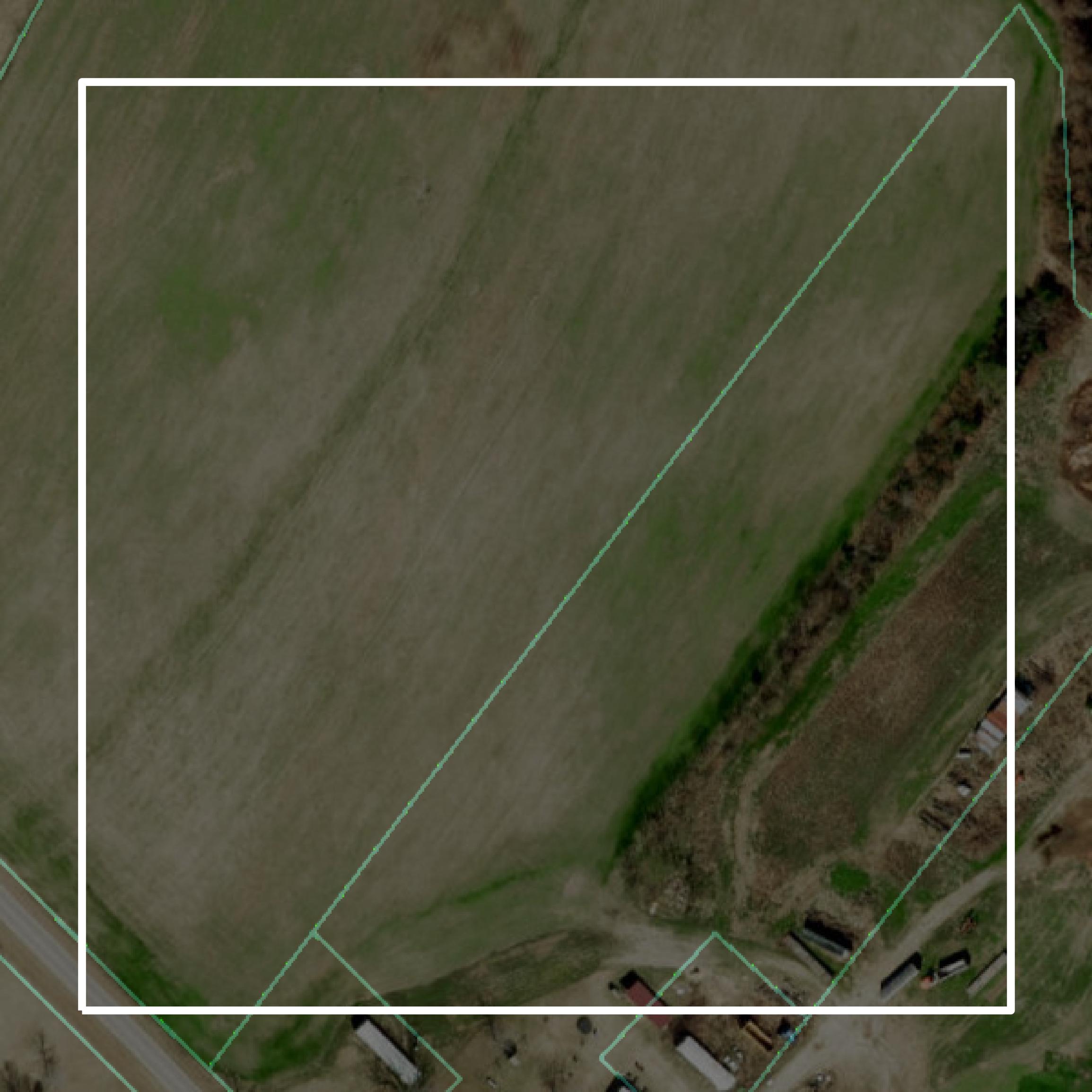 This image shows parcel and building data in Hoke County created using GIS data in Equator.