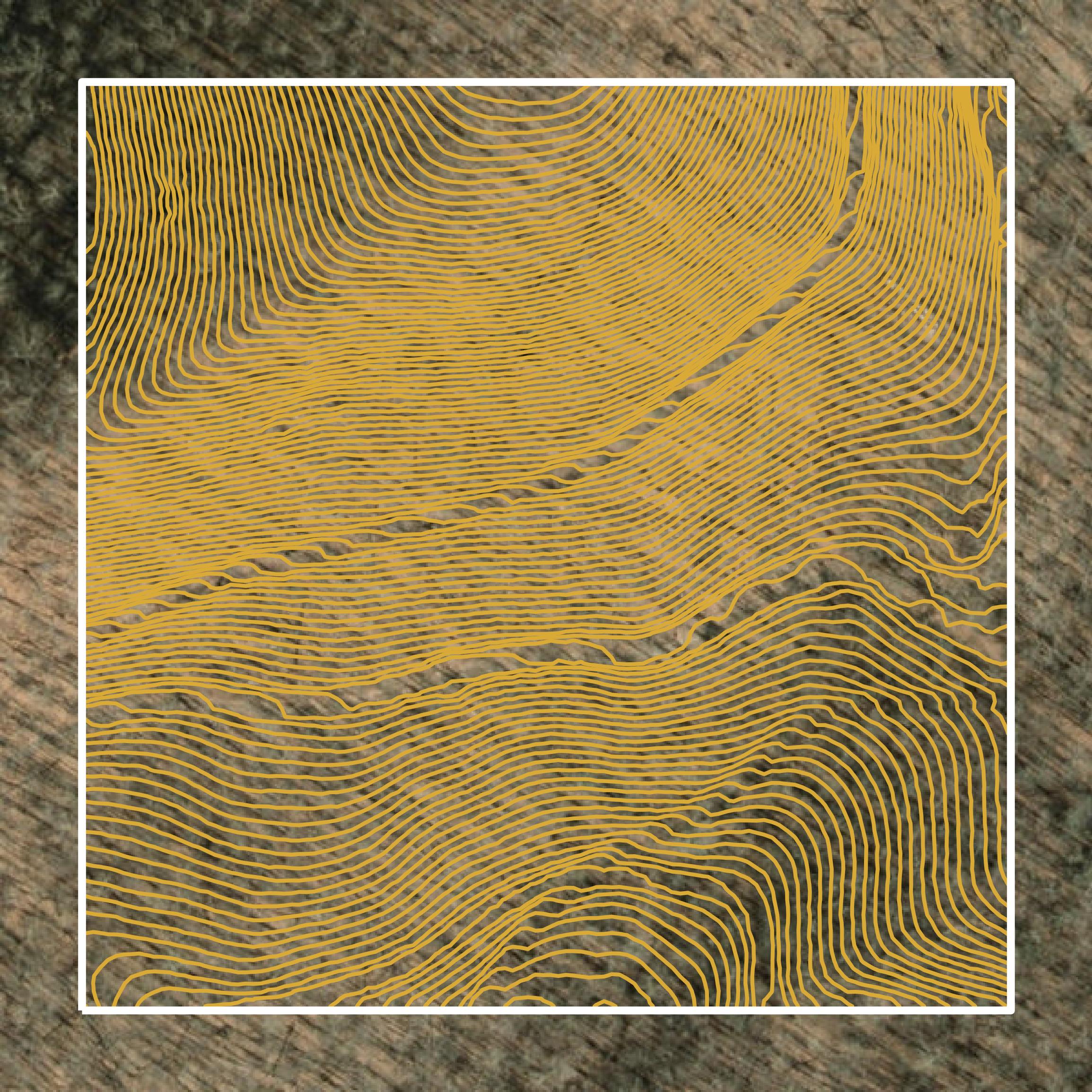 This image shows a contour map in Jackson County created using GIS data in Equator.
