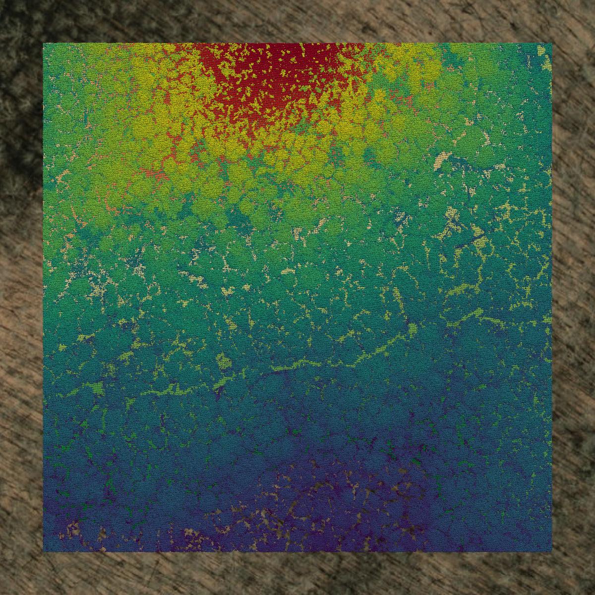 This image shows a LiDAR point cloud in Jackson County created using GIS data in Equator.