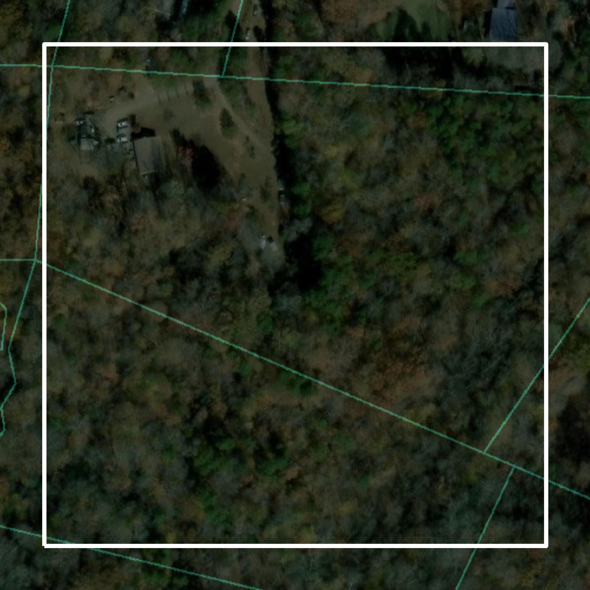 This image shows parcel and building data in Lincoln County created using GIS data in Equator.