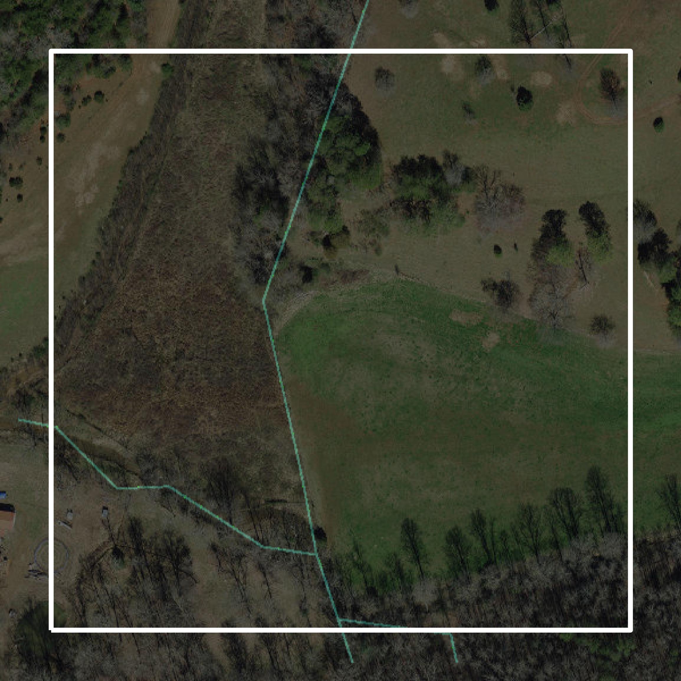This image shows parcel and building data in Macon County created using GIS data in Equator.