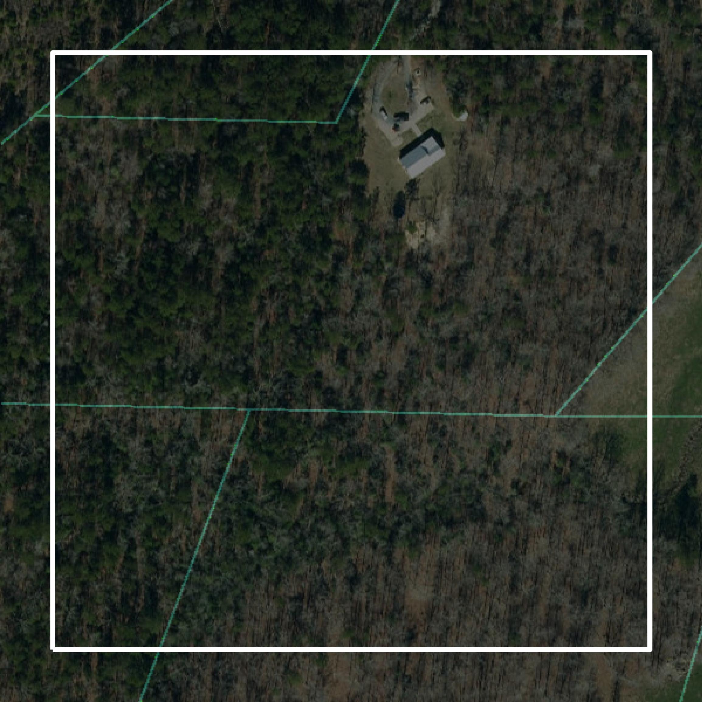 This image shows parcel and building data in Montgomery County created using GIS data in Equator.