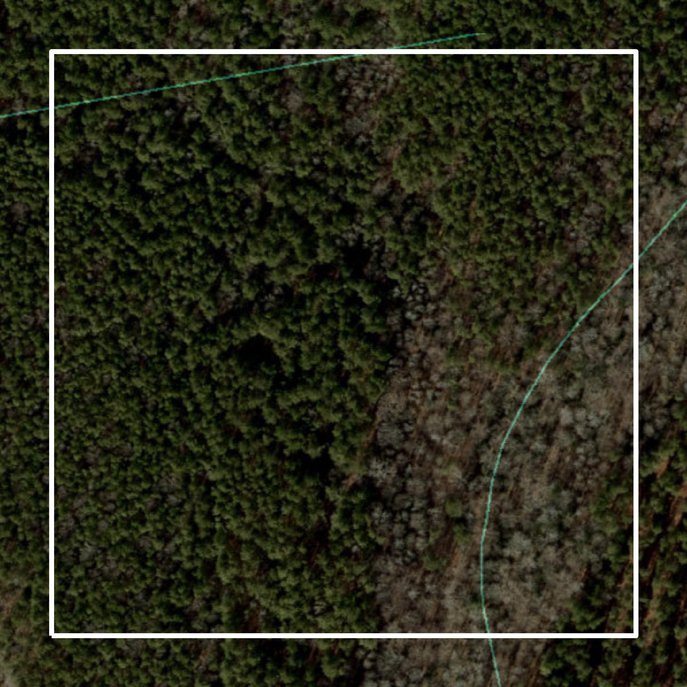 This image shows parcel and building data in Moore County created using GIS data in Equator.