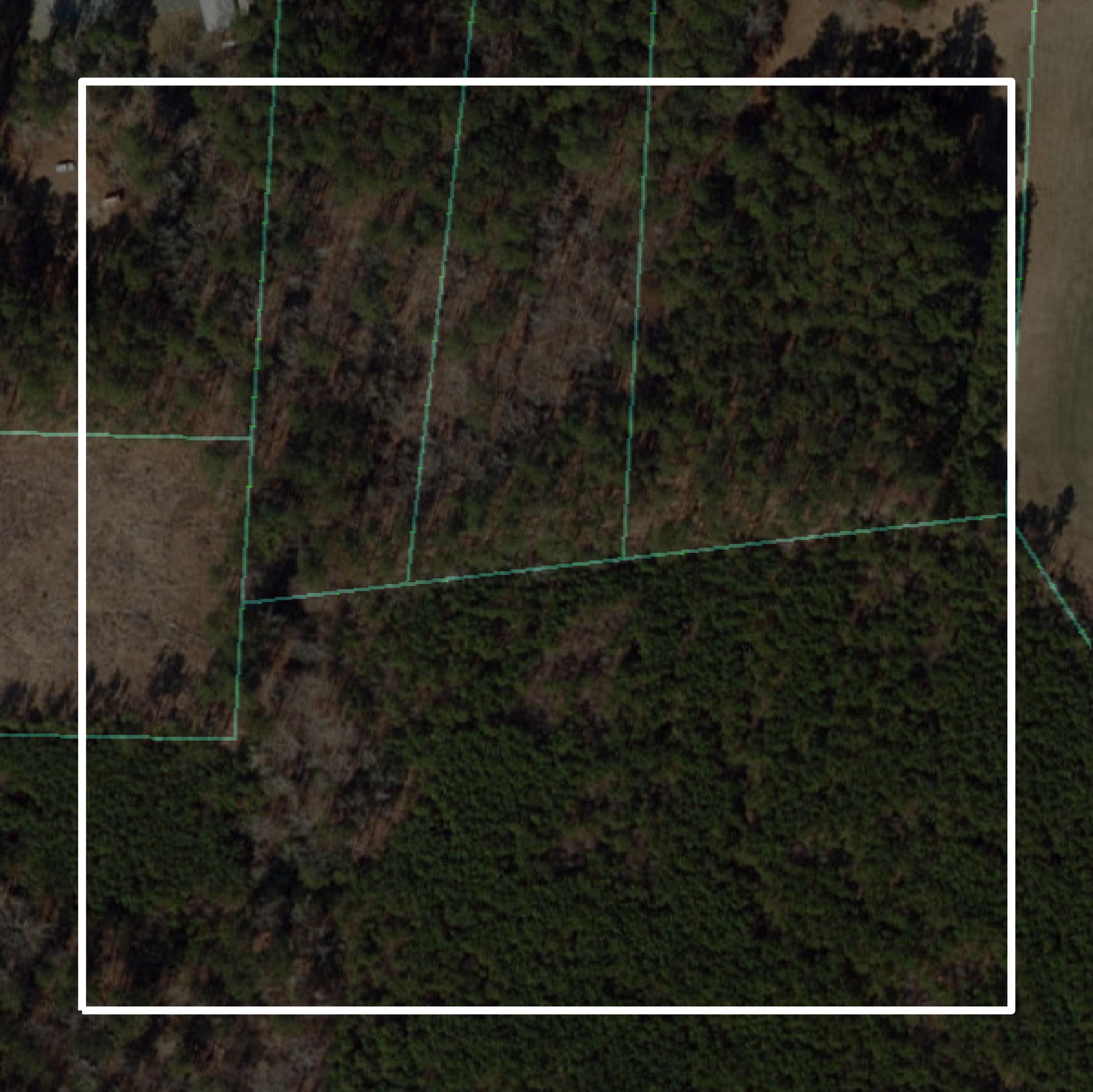 This image shows parcel and building data in Orange County created using GIS data in Equator.