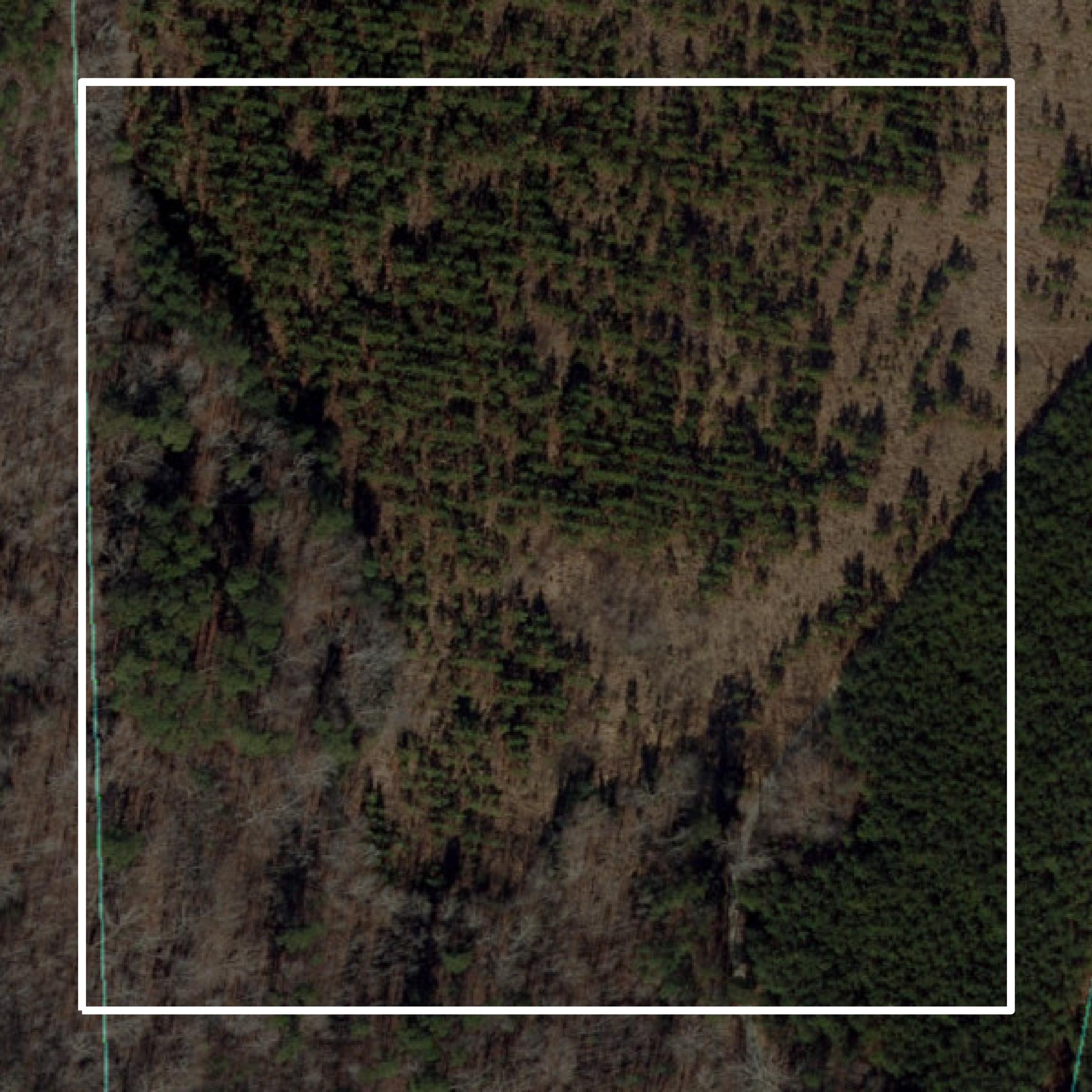 This image shows parcel and building data in Orange County created using GIS data in Equator.
