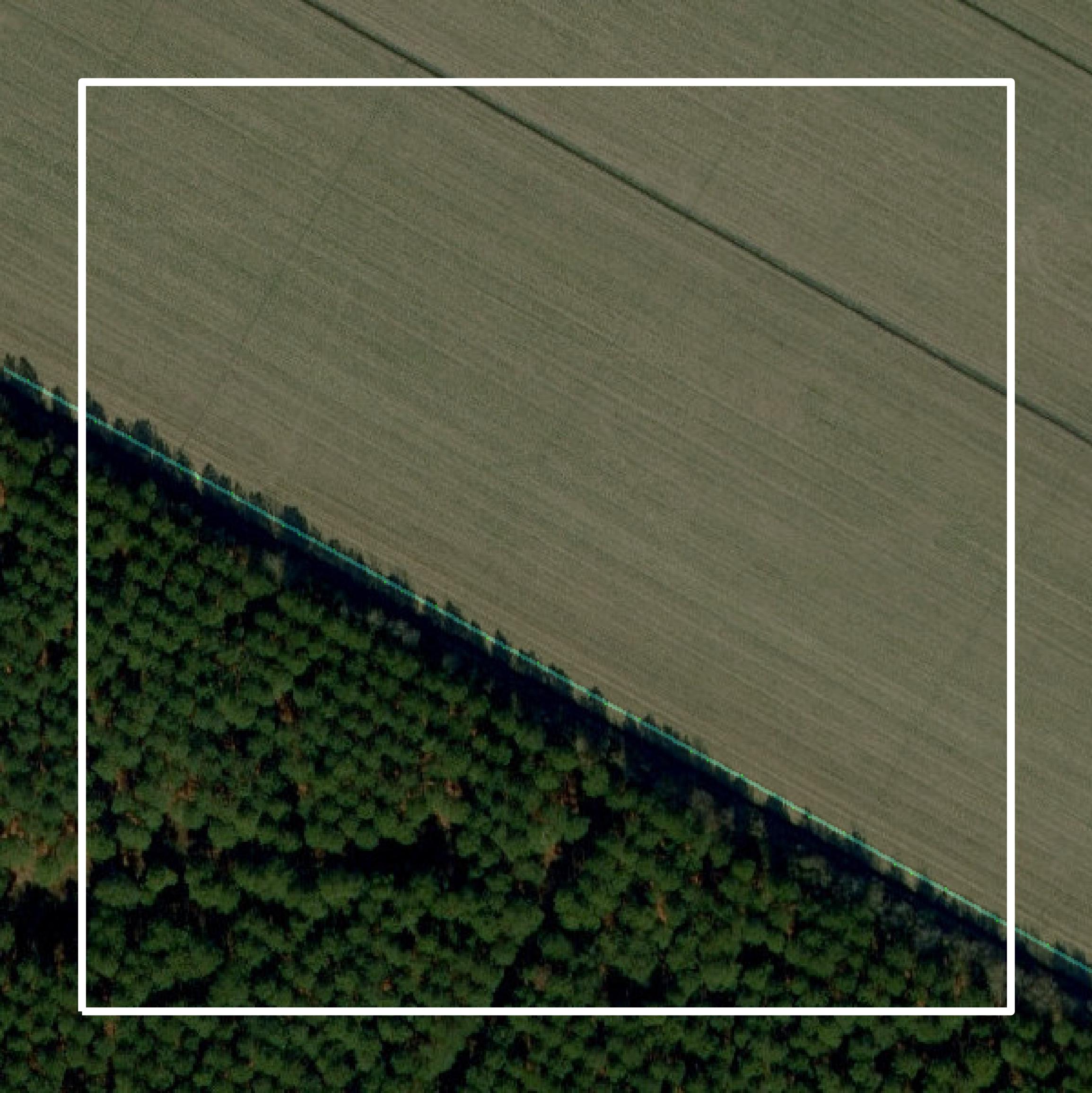 This image shows parcel and building data in Perquimans County created using GIS data in Equator.
