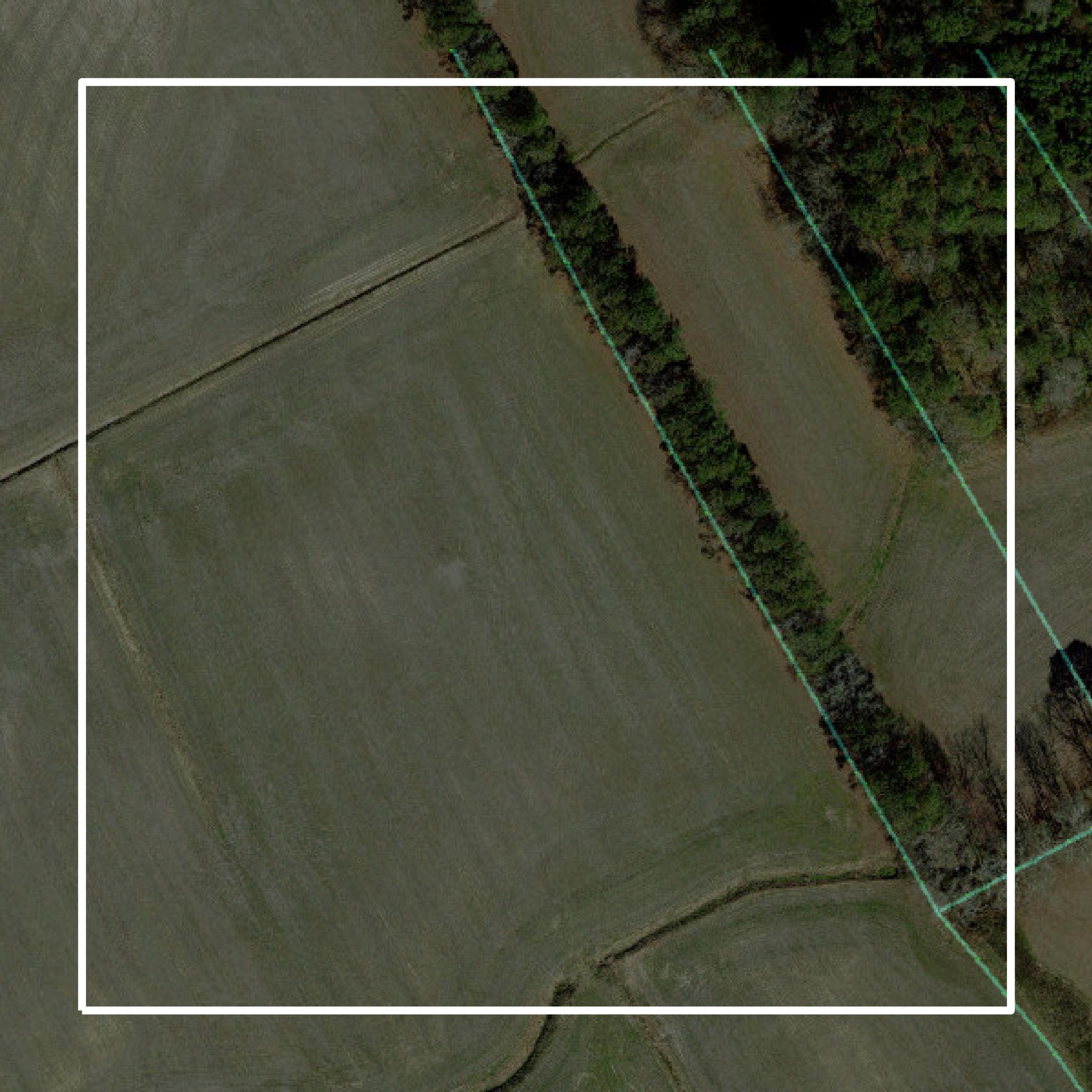 This image shows parcel and building data in Pitt County created using GIS data in Equator.