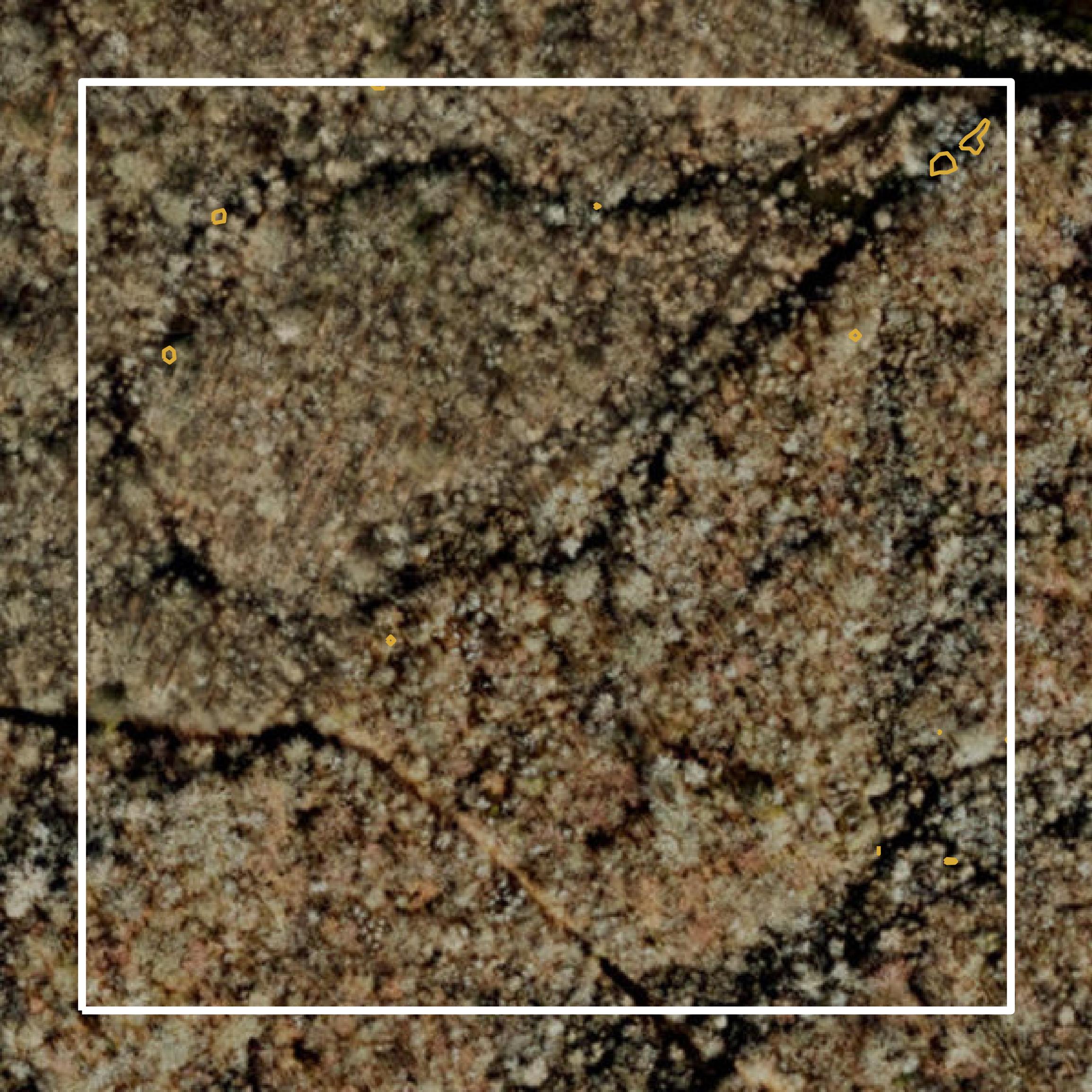 This image shows a contour map in Robeson County created using GIS data in Equator.