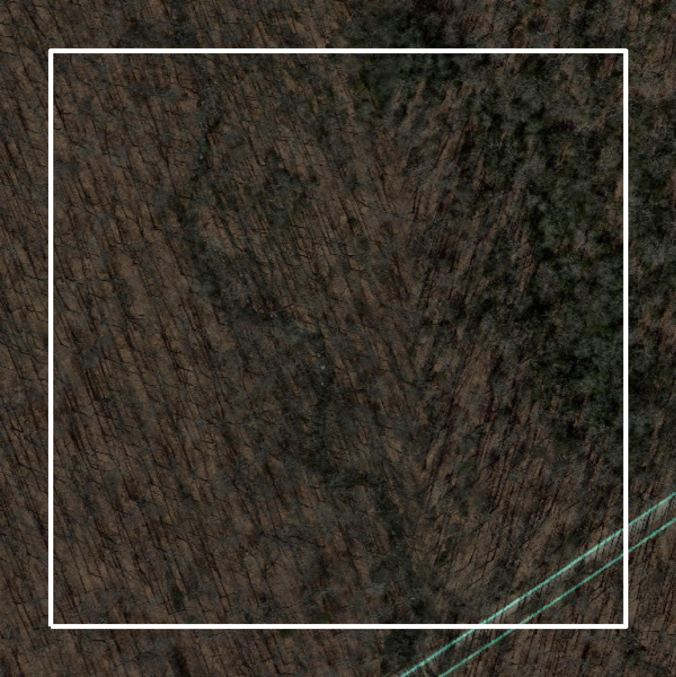 This image shows parcel and building data in Transylvania County created using GIS data in Equator.
