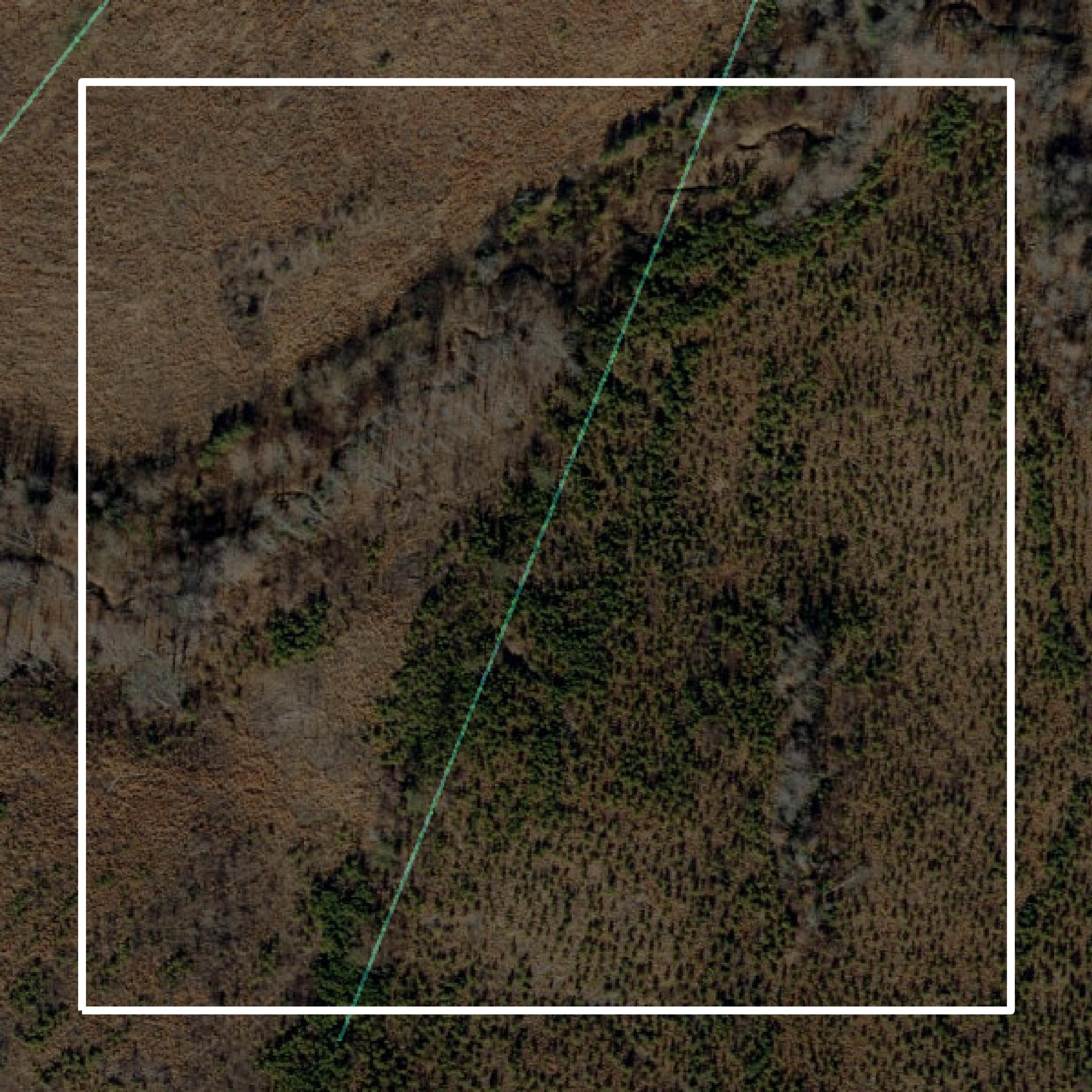 This image shows parcel and building data in Vance County created using GIS data in Equator.
