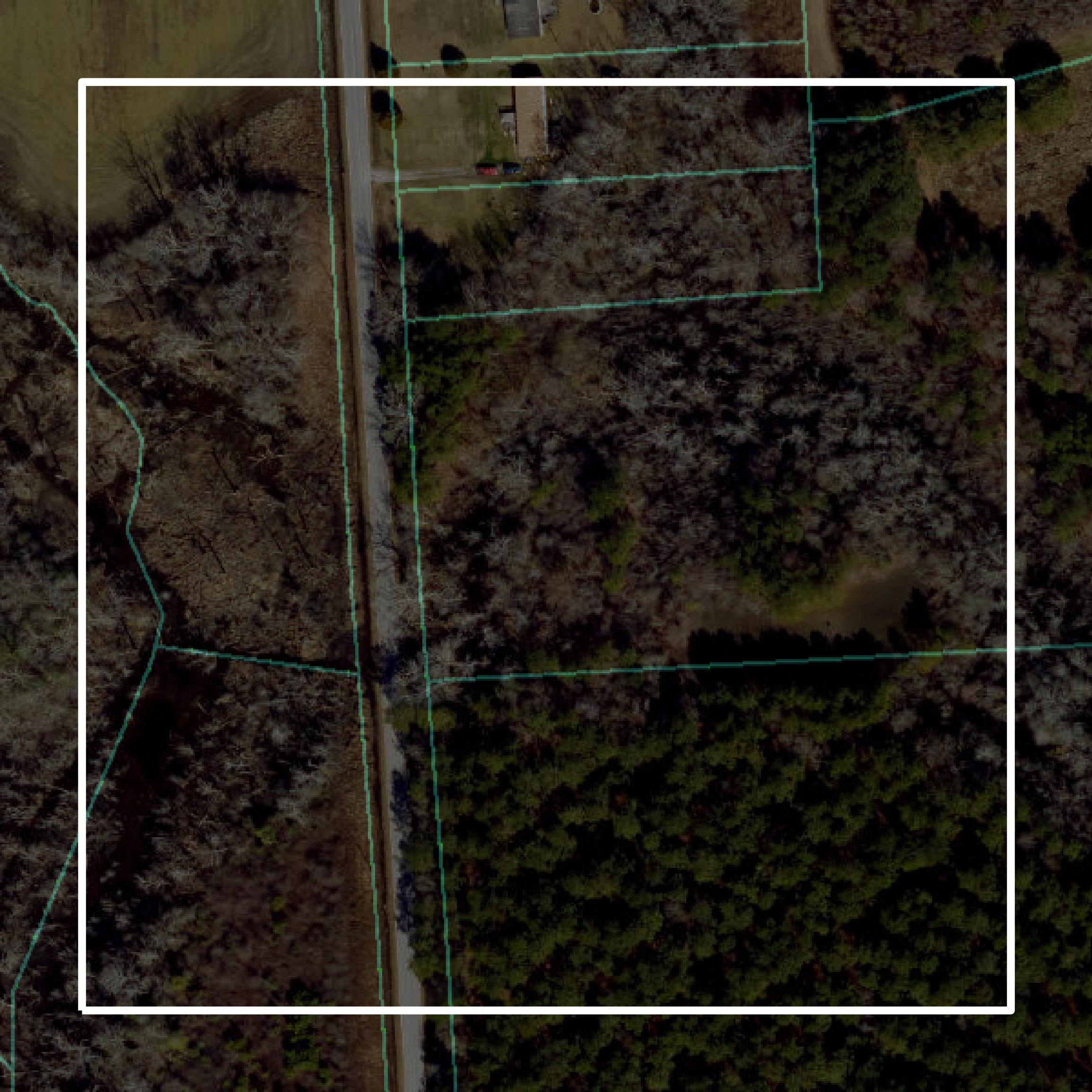This image shows parcel and building data in Wilson County created using GIS data in Equator.