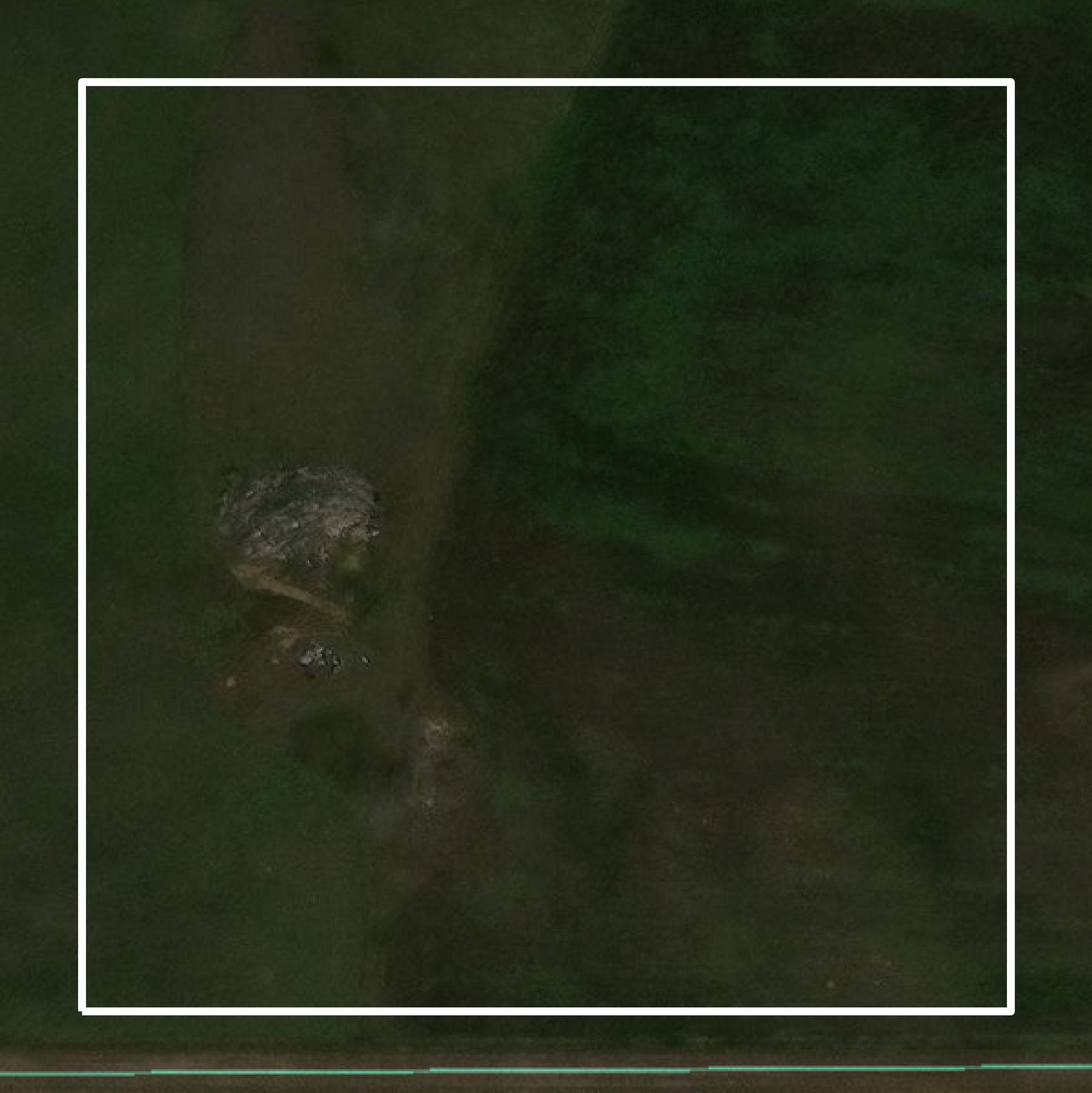 This image shows parcel and building data in Billings County created using GIS data in Equator.