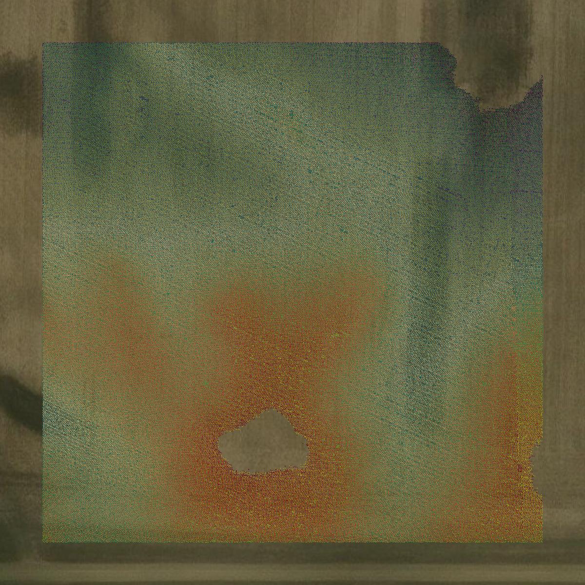 This image shows a LiDAR point cloud in Burleigh County created using GIS data in Equator.