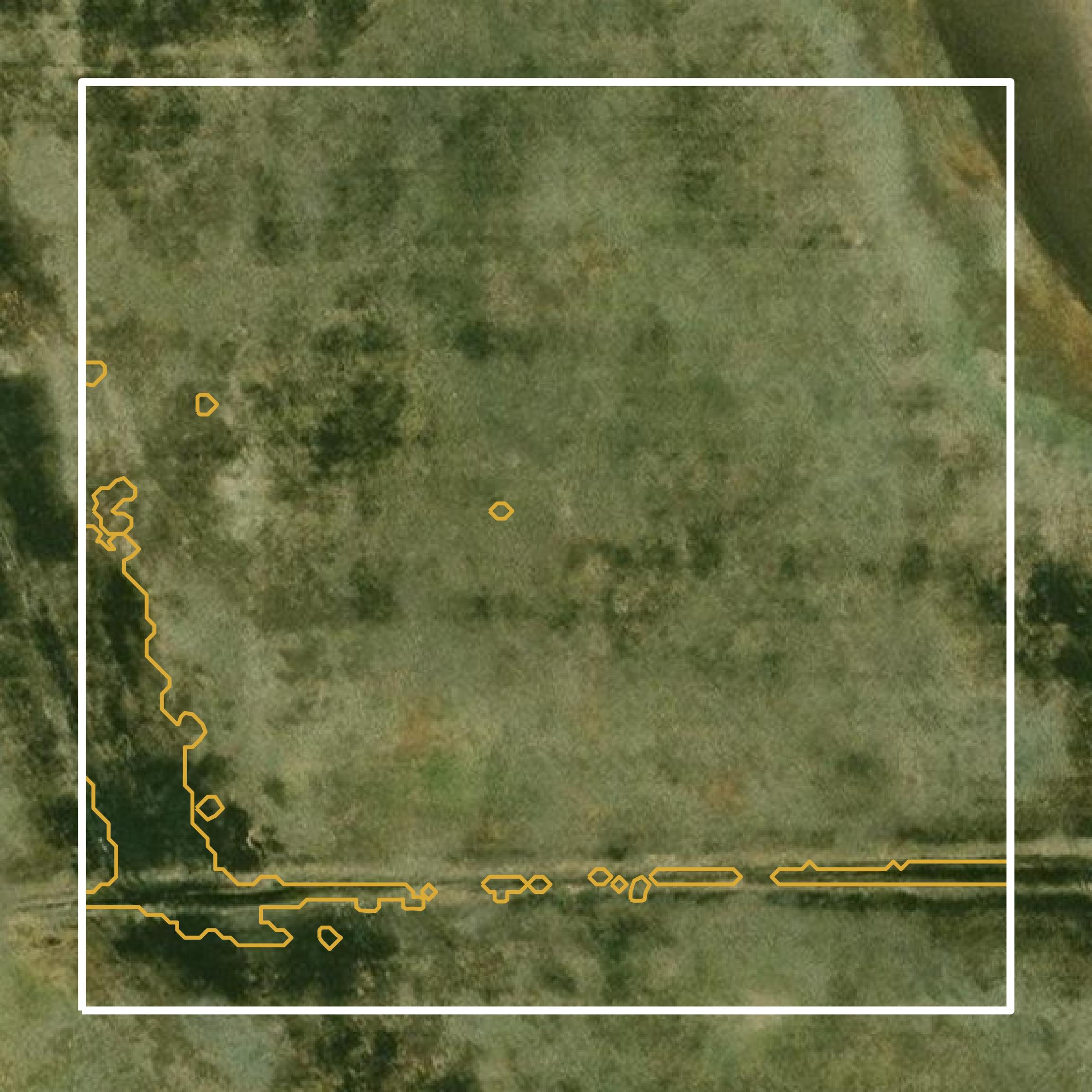 This image shows a contour map in Cavalier County created using GIS data in Equator.
