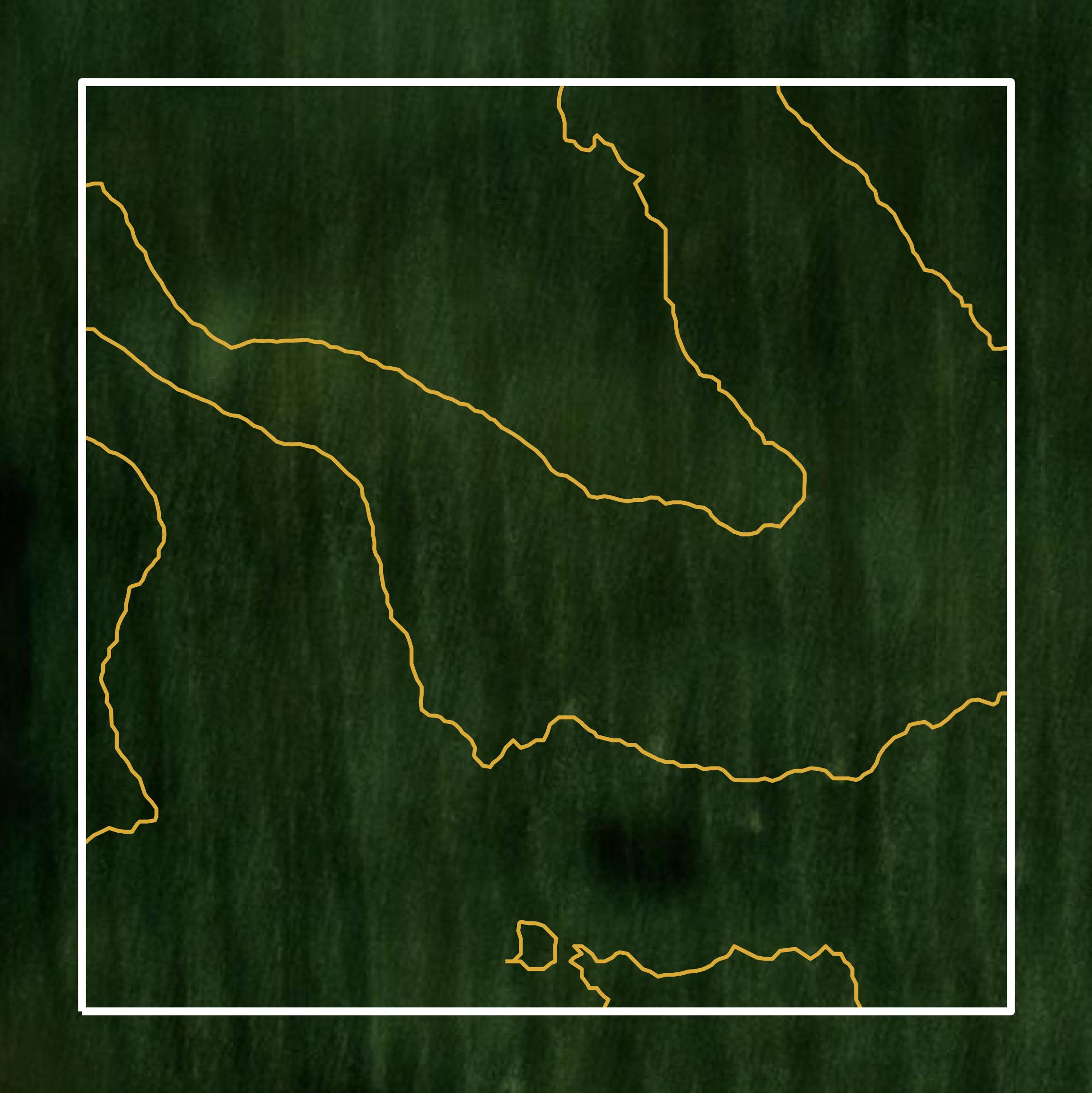 This image shows a contour map in Dickey County created using GIS data in Equator.