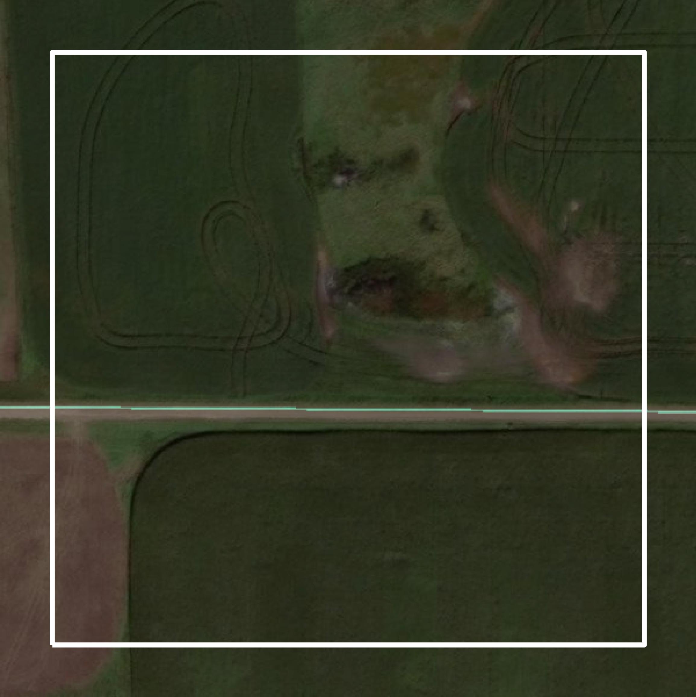 This image shows parcel and building data in Foster County created using GIS data in Equator.
