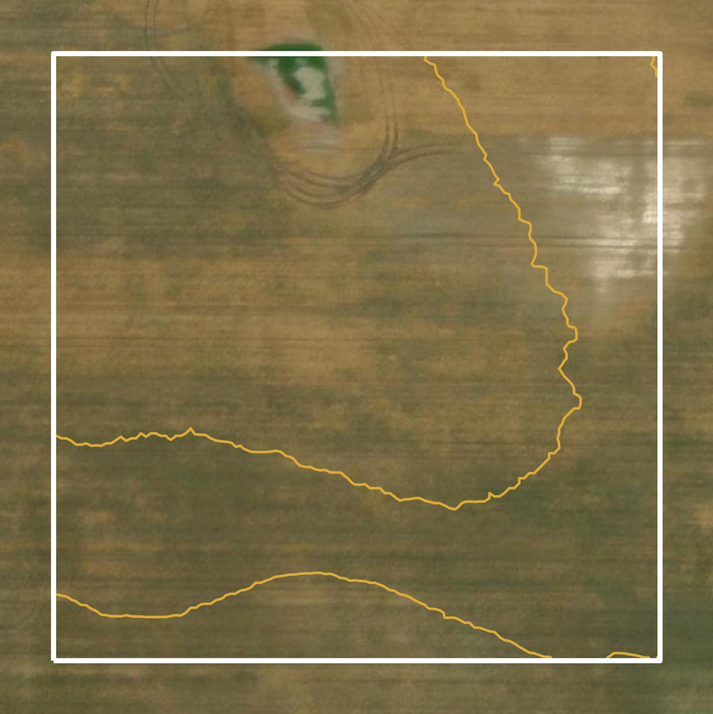 This image shows a contour map in Grant County created using GIS data in Equator.