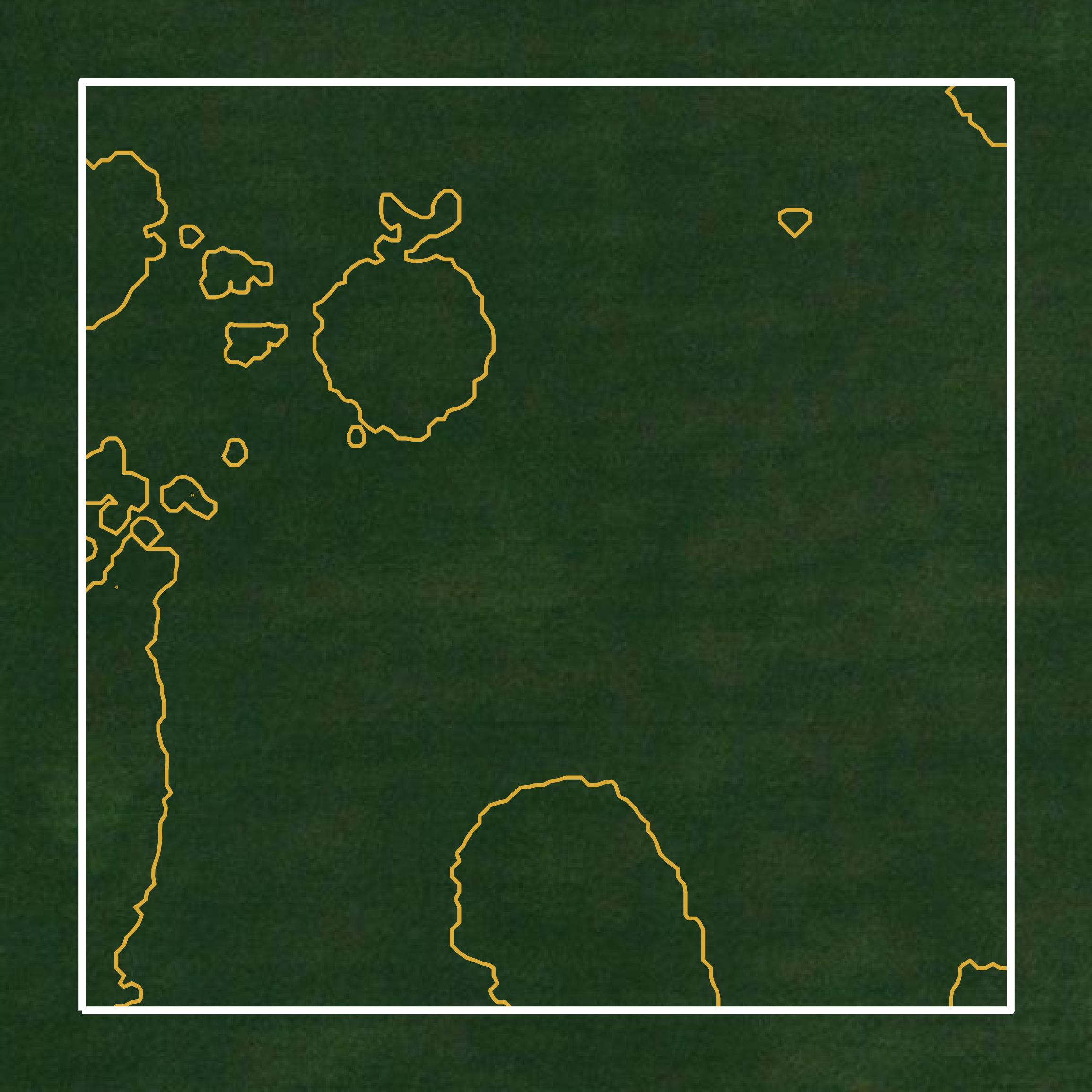 This image shows a contour map in Griggs County created using GIS data in Equator.