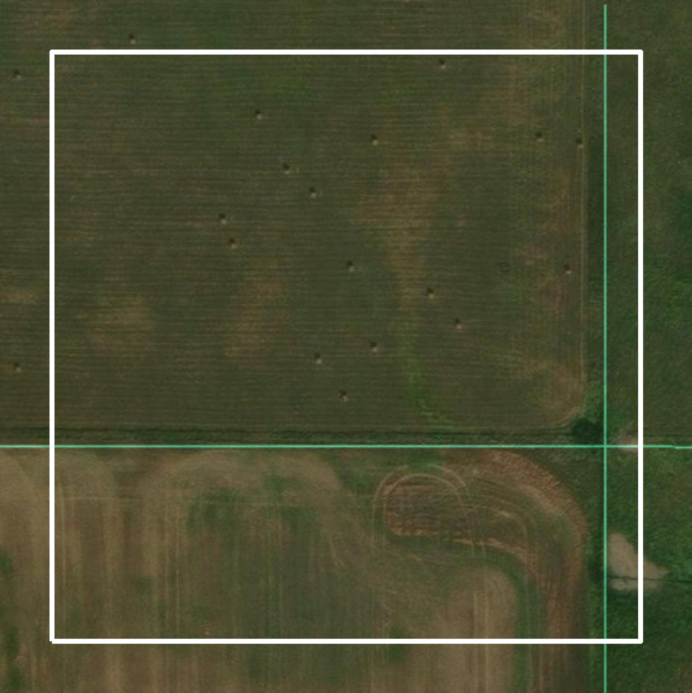 This image shows parcel and building data in Kidder County created using GIS data in Equator.