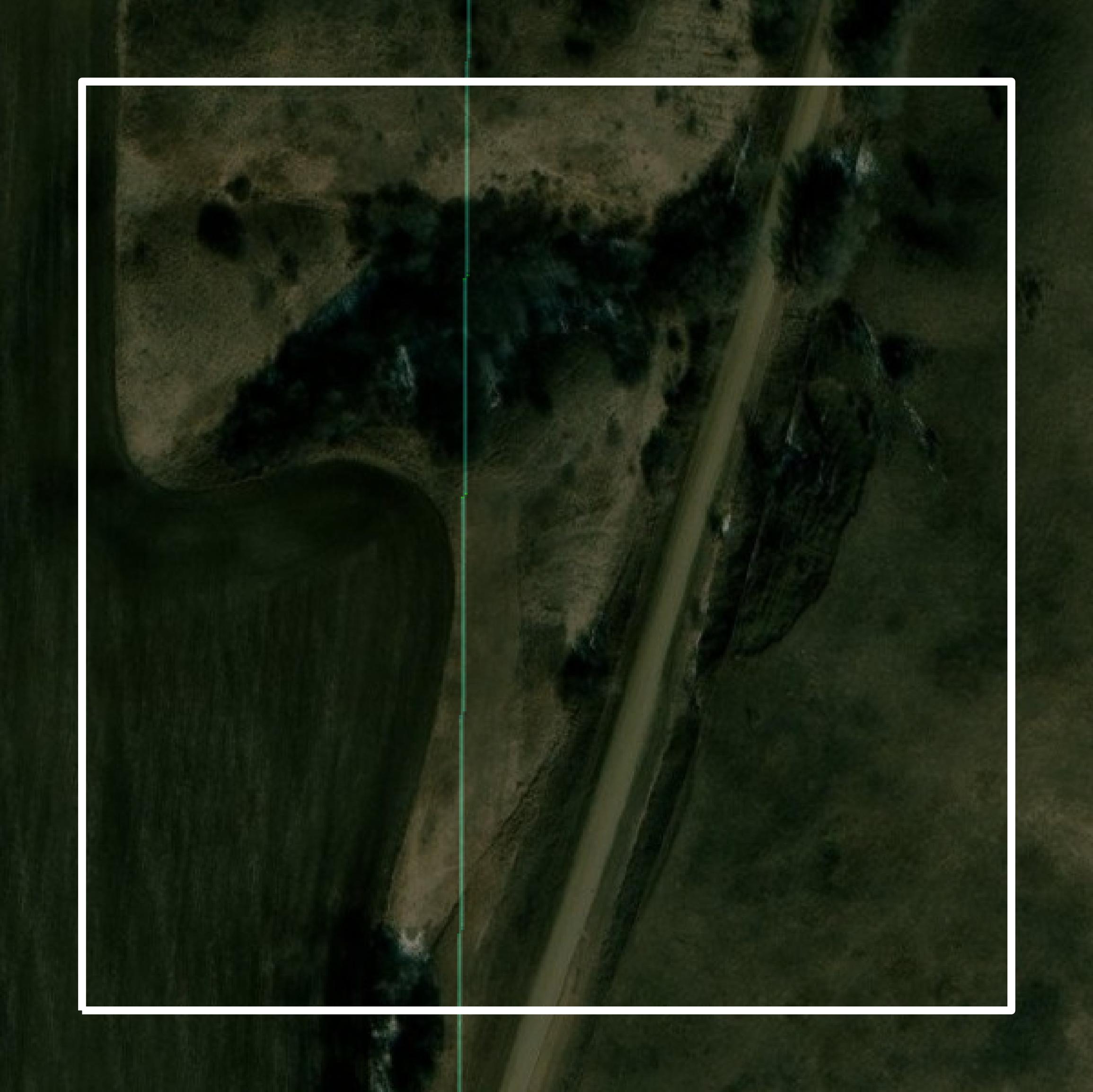 This image shows parcel and building data in LaMoure County created using GIS data in Equator.