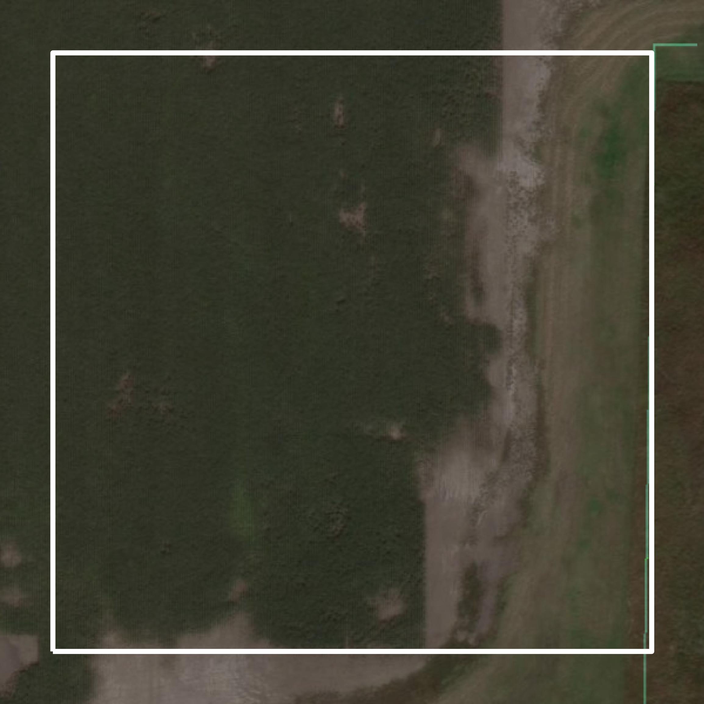 This image shows parcel and building data in McIntosh County created using GIS data in Equator.