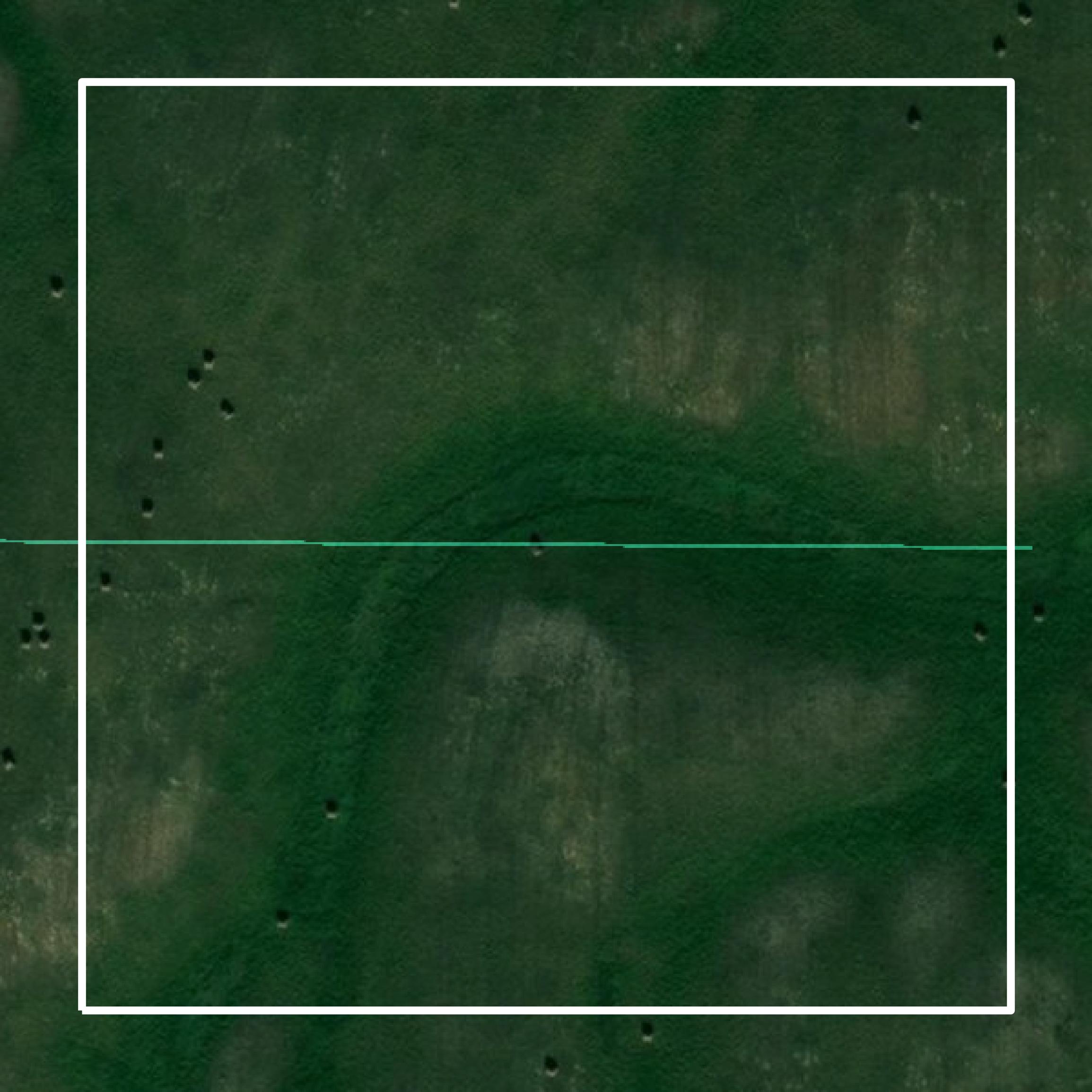This image shows parcel and building data in McLean County created using GIS data in Equator.