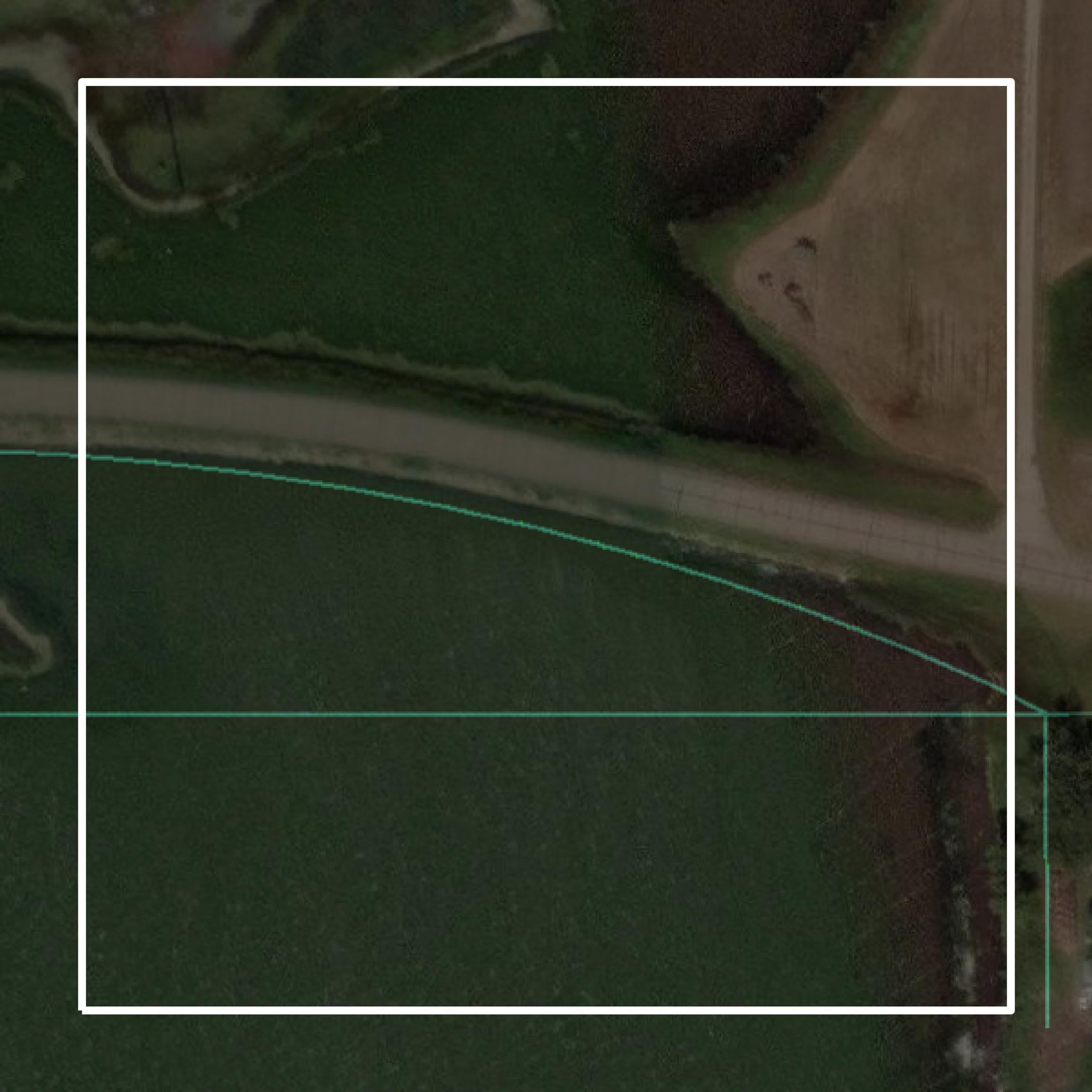 This image shows parcel and building data in Nelson County created using GIS data in Equator.