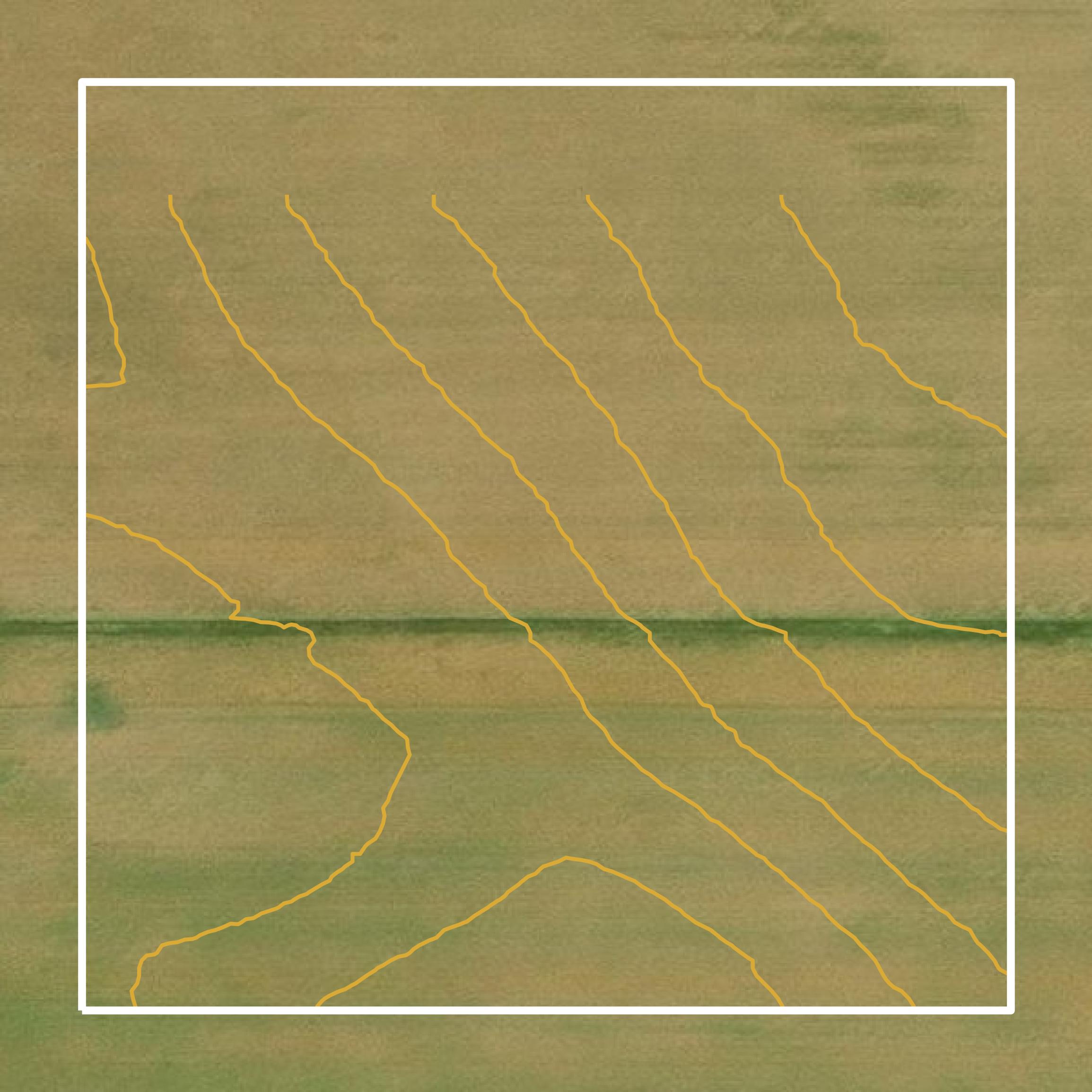 This image shows a contour map in Sioux County created using GIS data in Equator.