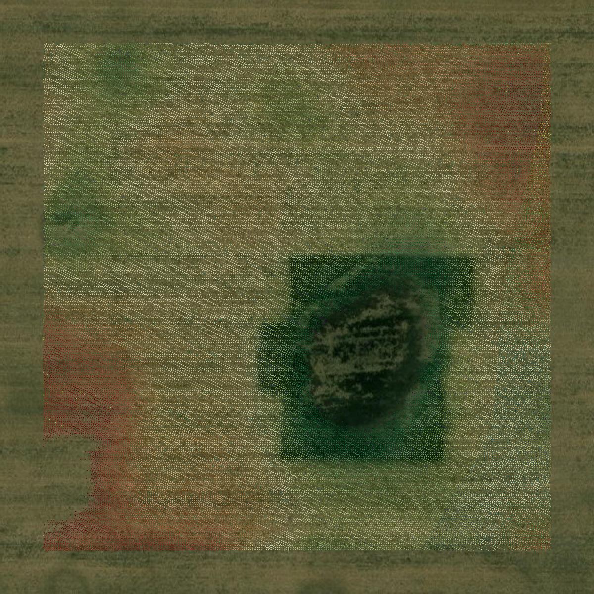 This image shows a LiDAR point cloud in Steele County created using GIS data in Equator.