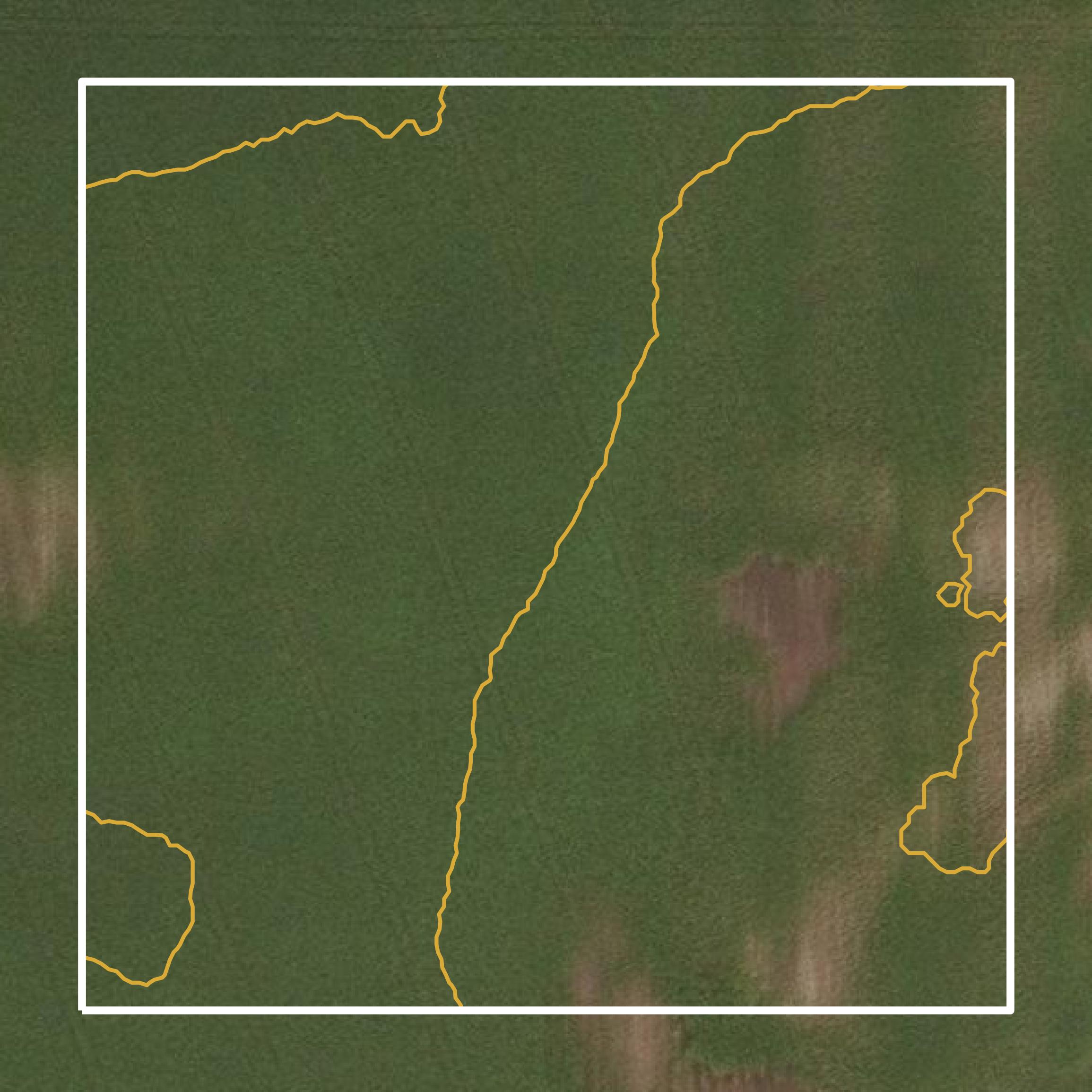 This image shows a contour map in Walsh County created using GIS data in Equator.