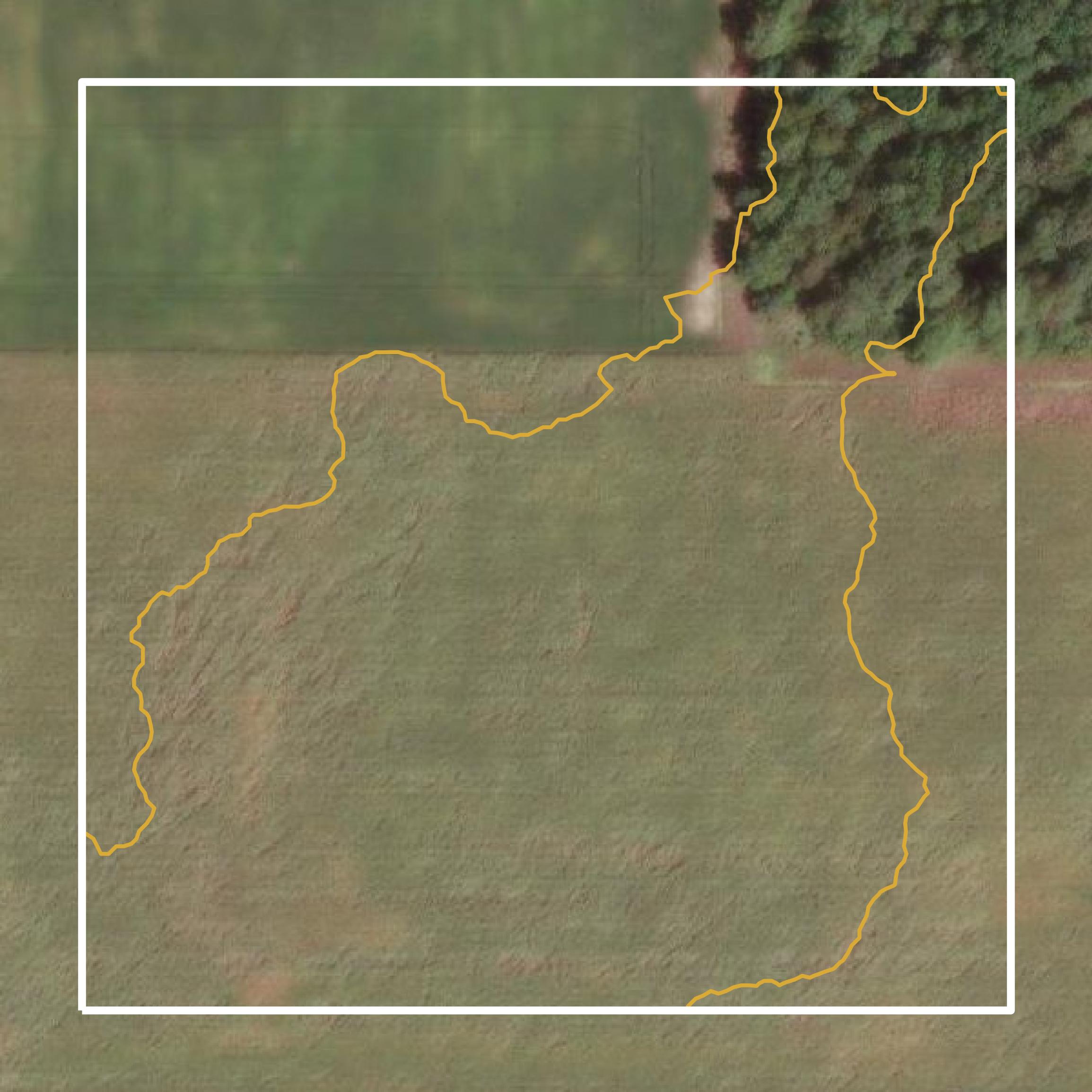 This image shows a contour map in Auglaize County created using GIS data in Equator.