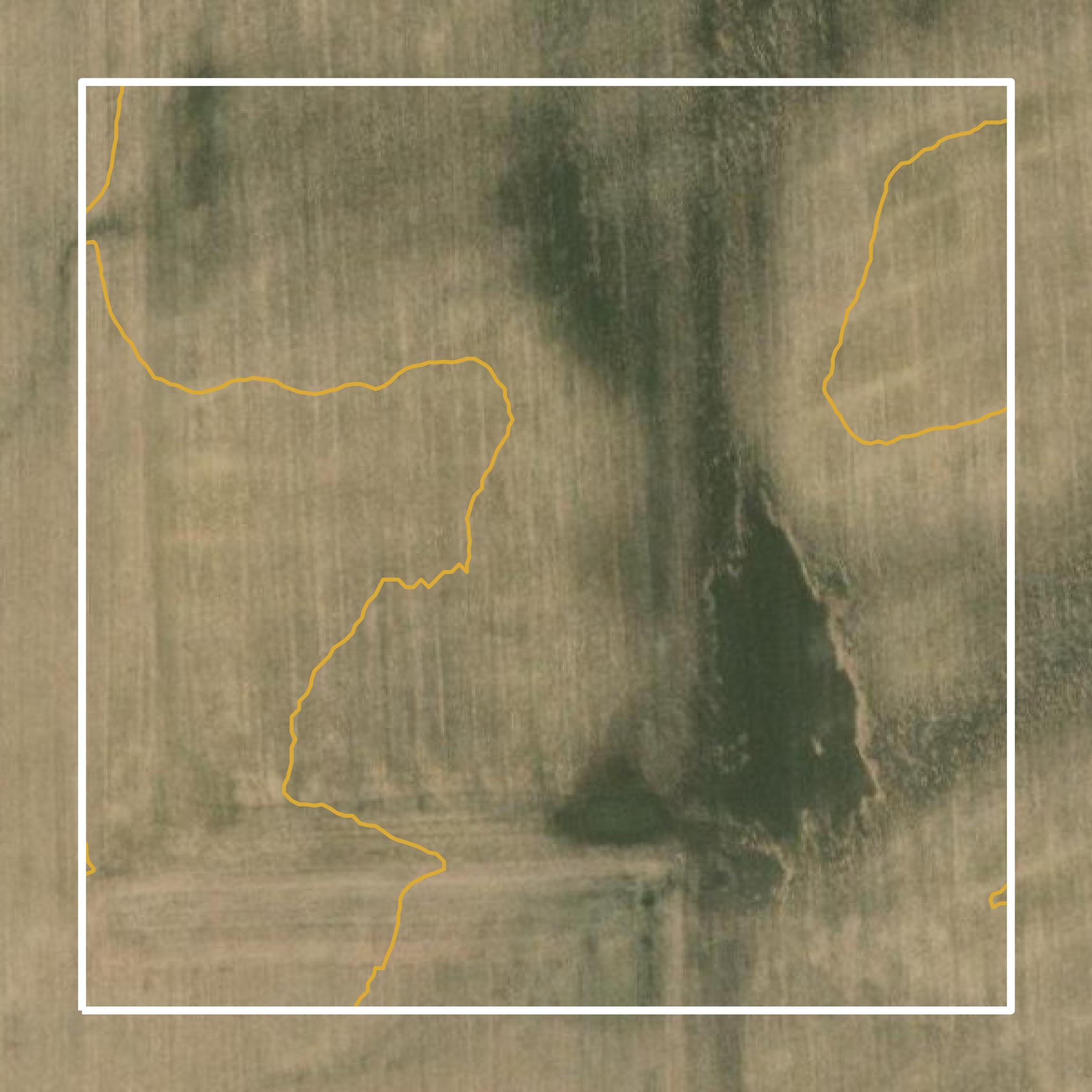This image shows a contour map in Darke County created using GIS data in Equator.