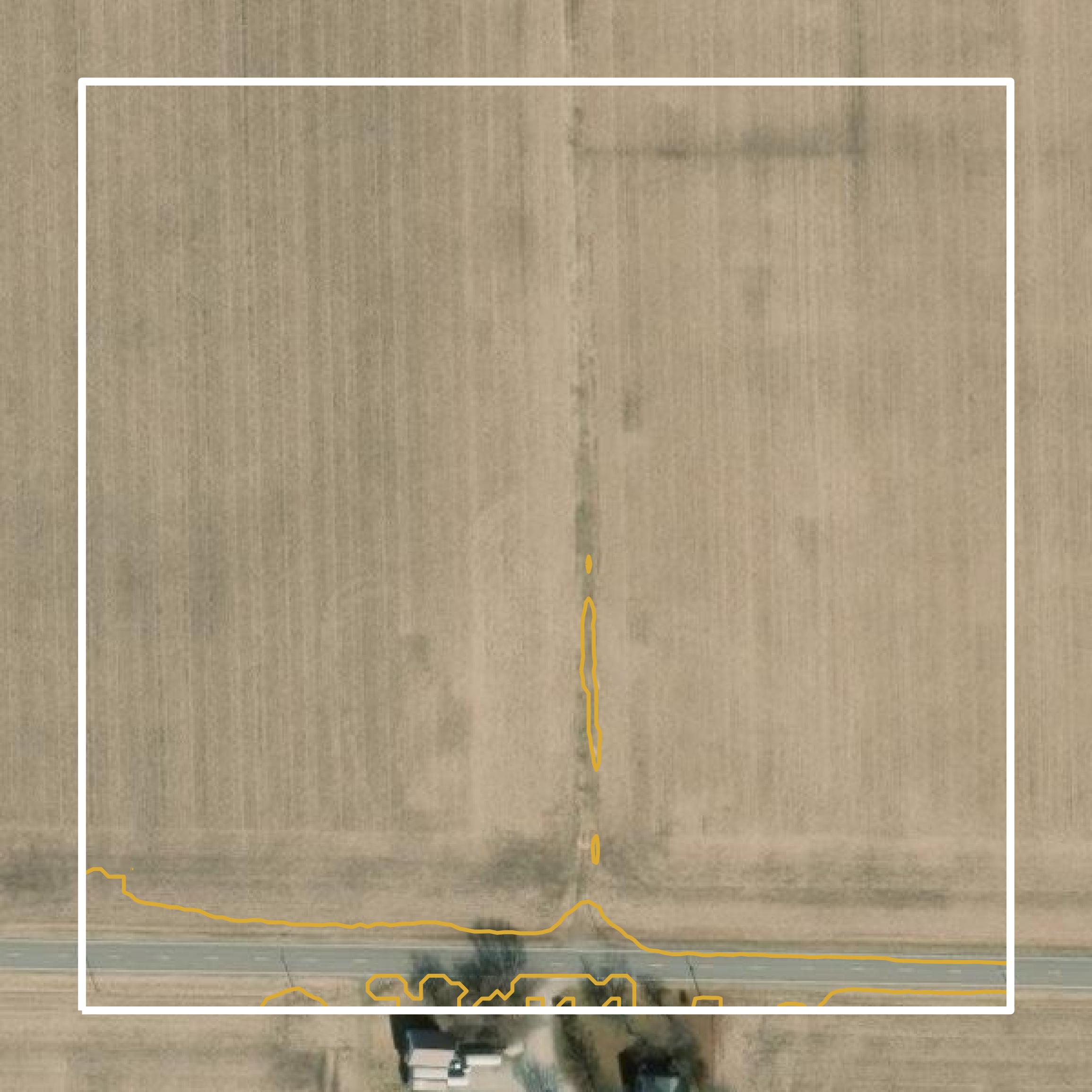 This image shows a contour map in Erie County created using GIS data in Equator.