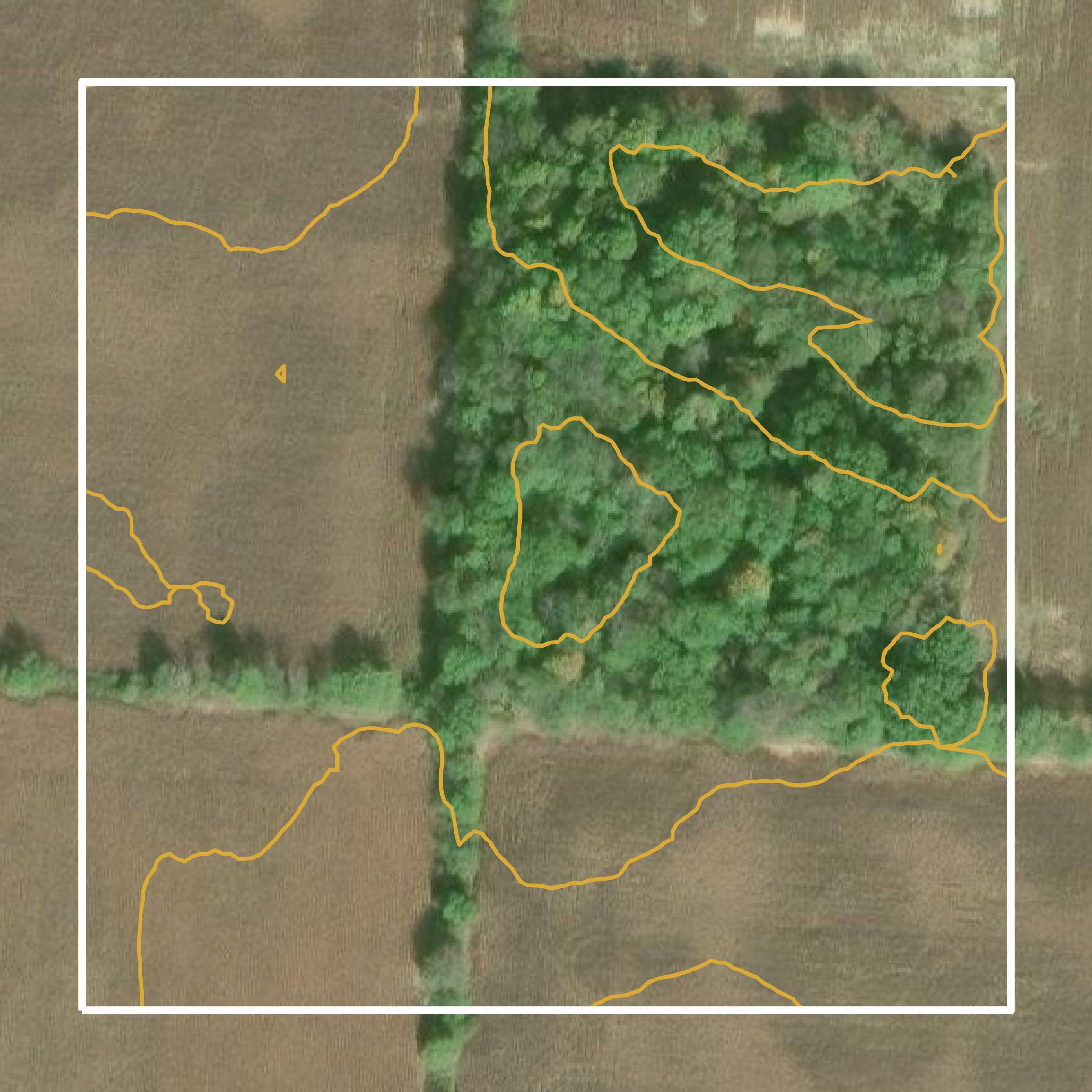 This image shows a contour map in Fairfield County created using GIS data in Equator.