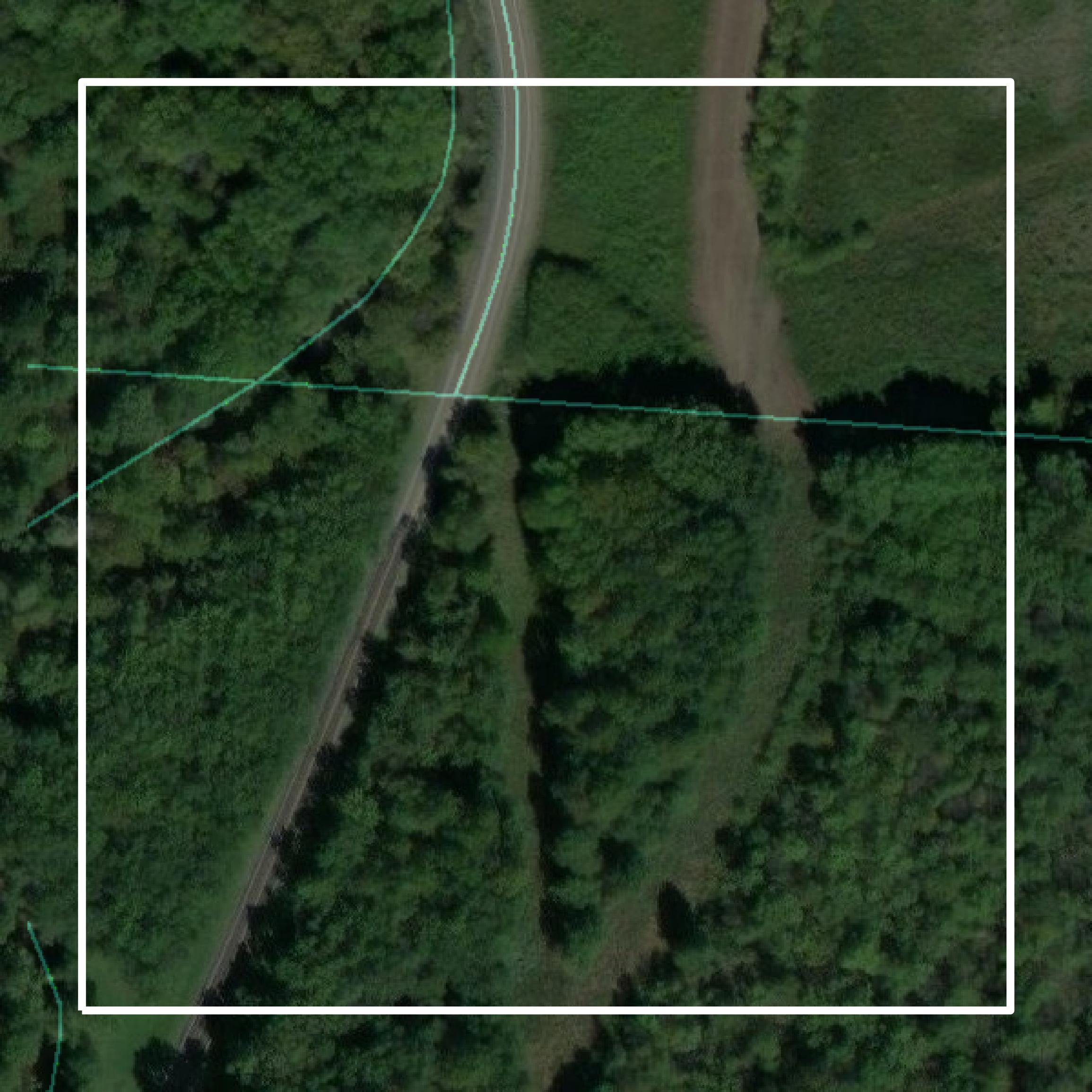 This image shows parcel and building data in Gallia County created using GIS data in Equator.