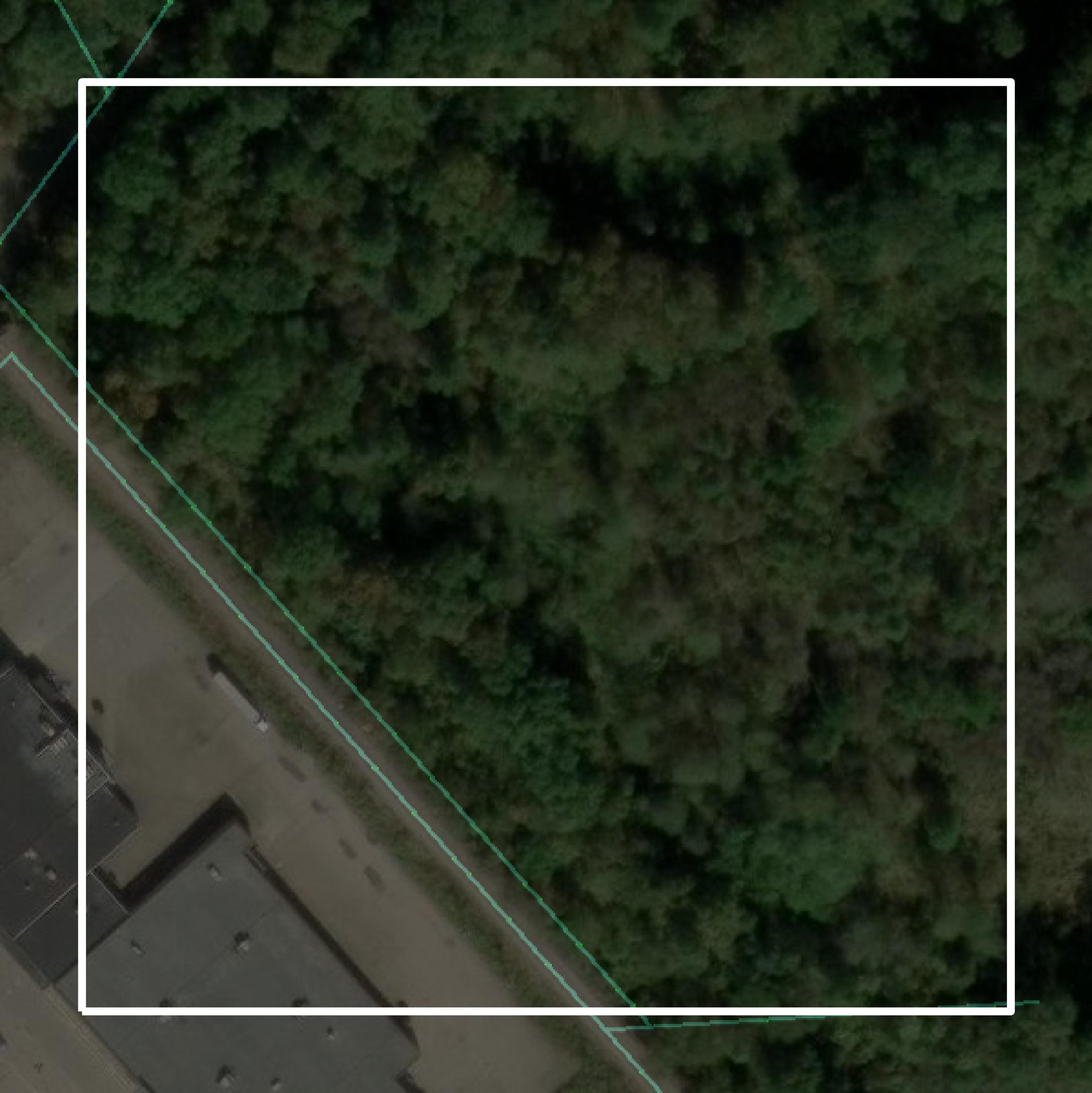 This image shows parcel and building data in Guernsey County created using GIS data in Equator.