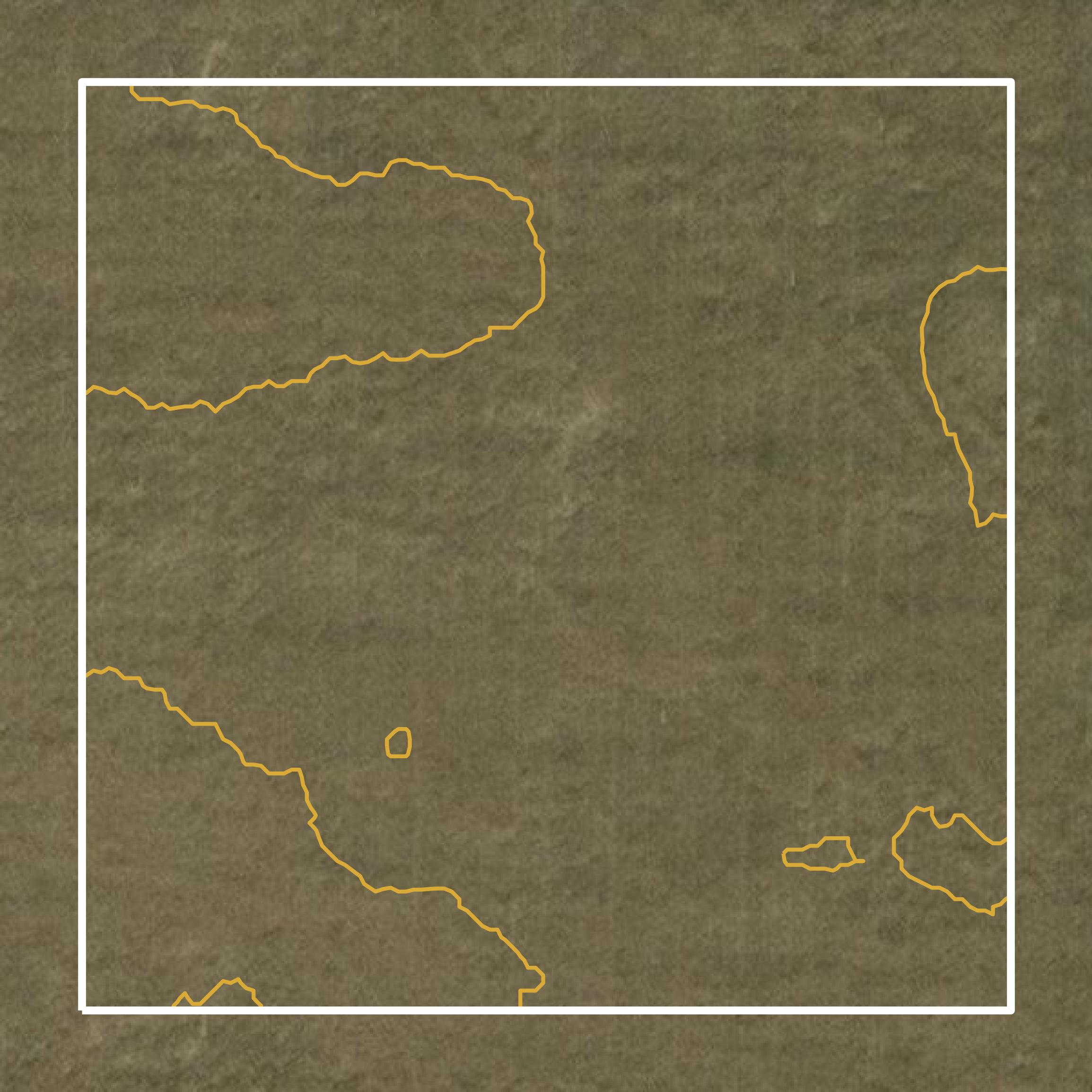 This image shows a contour map in Hancock County created using GIS data in Equator.