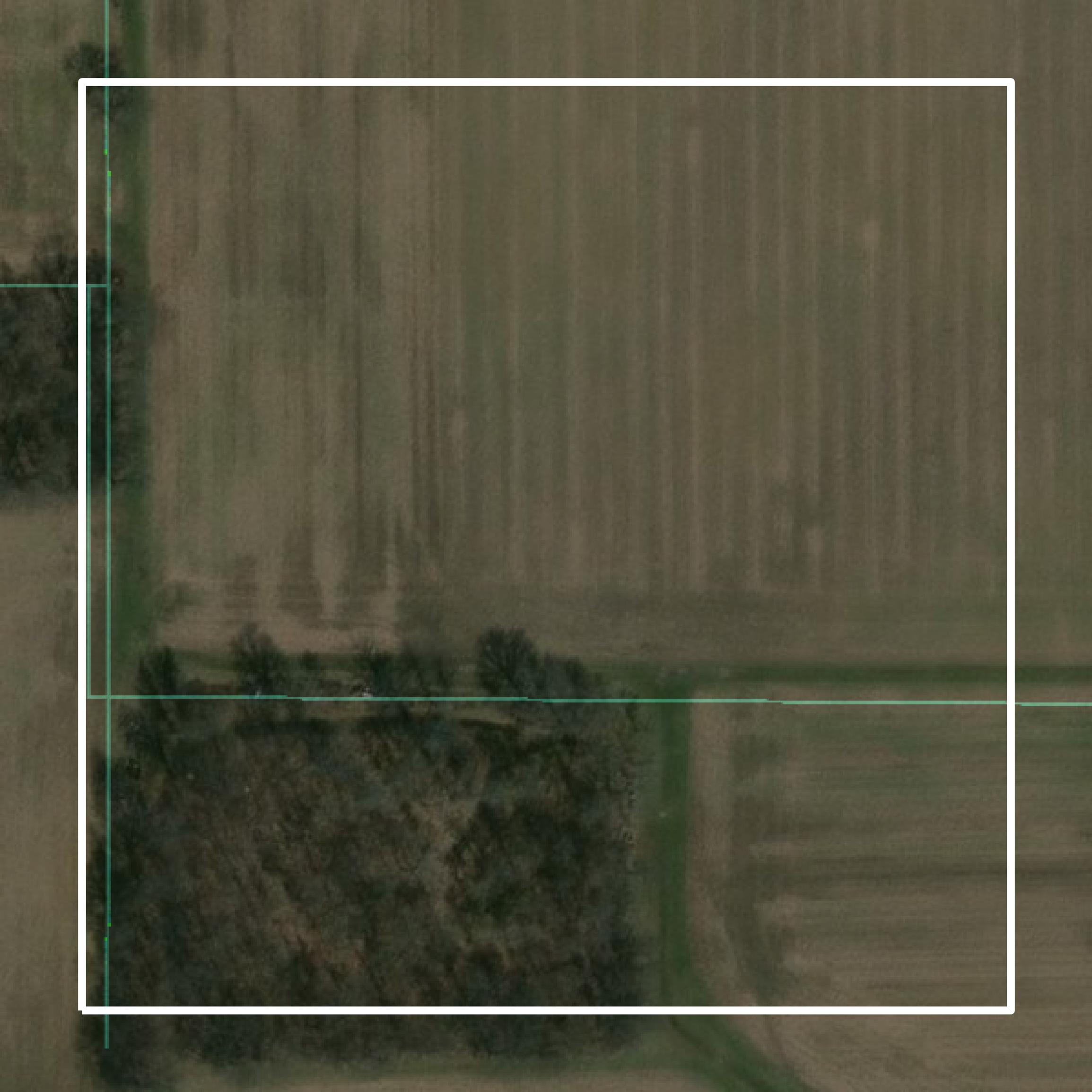 This image shows parcel and building data in Hardin County created using GIS data in Equator.
