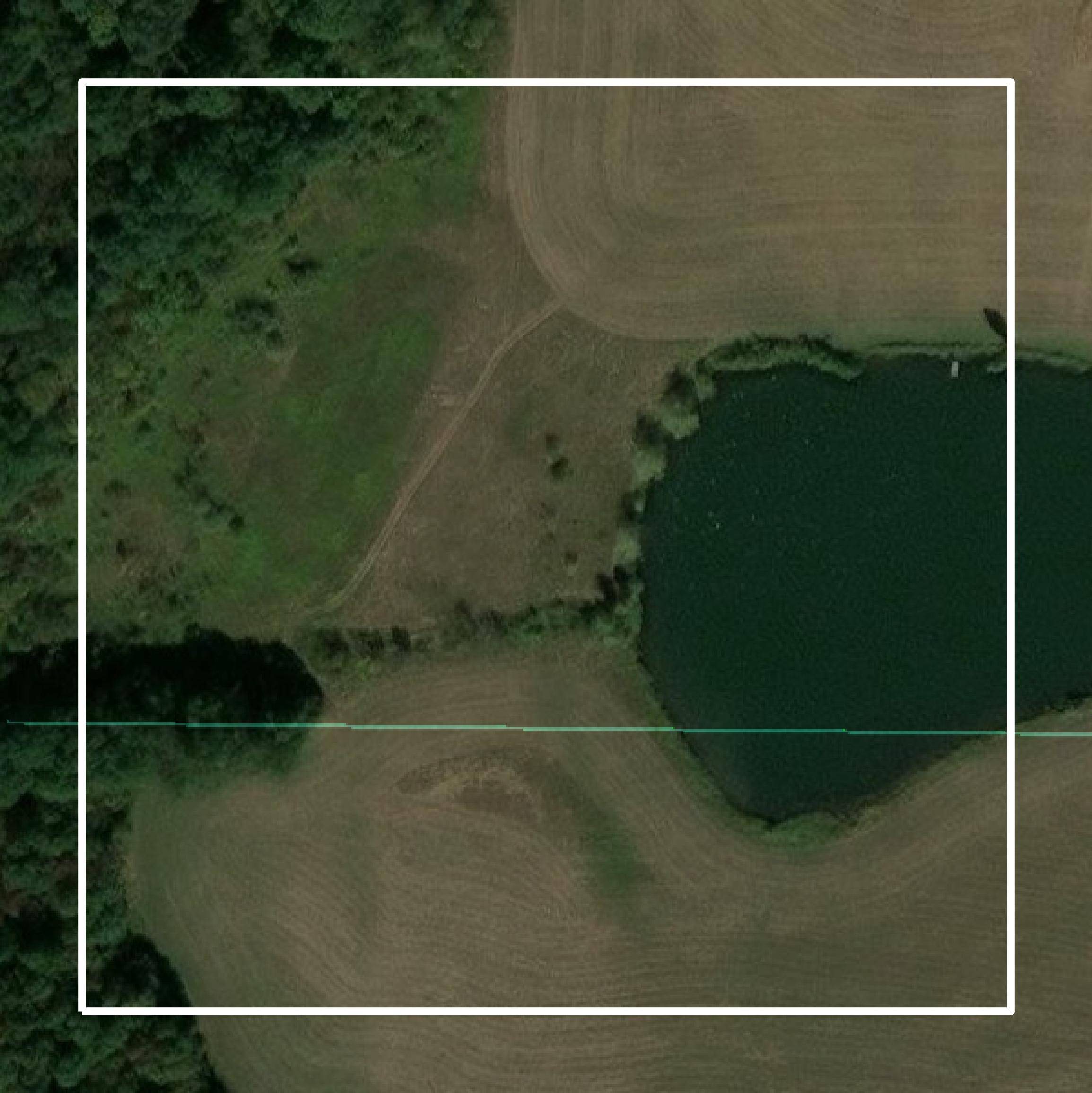 This image shows parcel and building data in Harrison County created using GIS data in Equator.