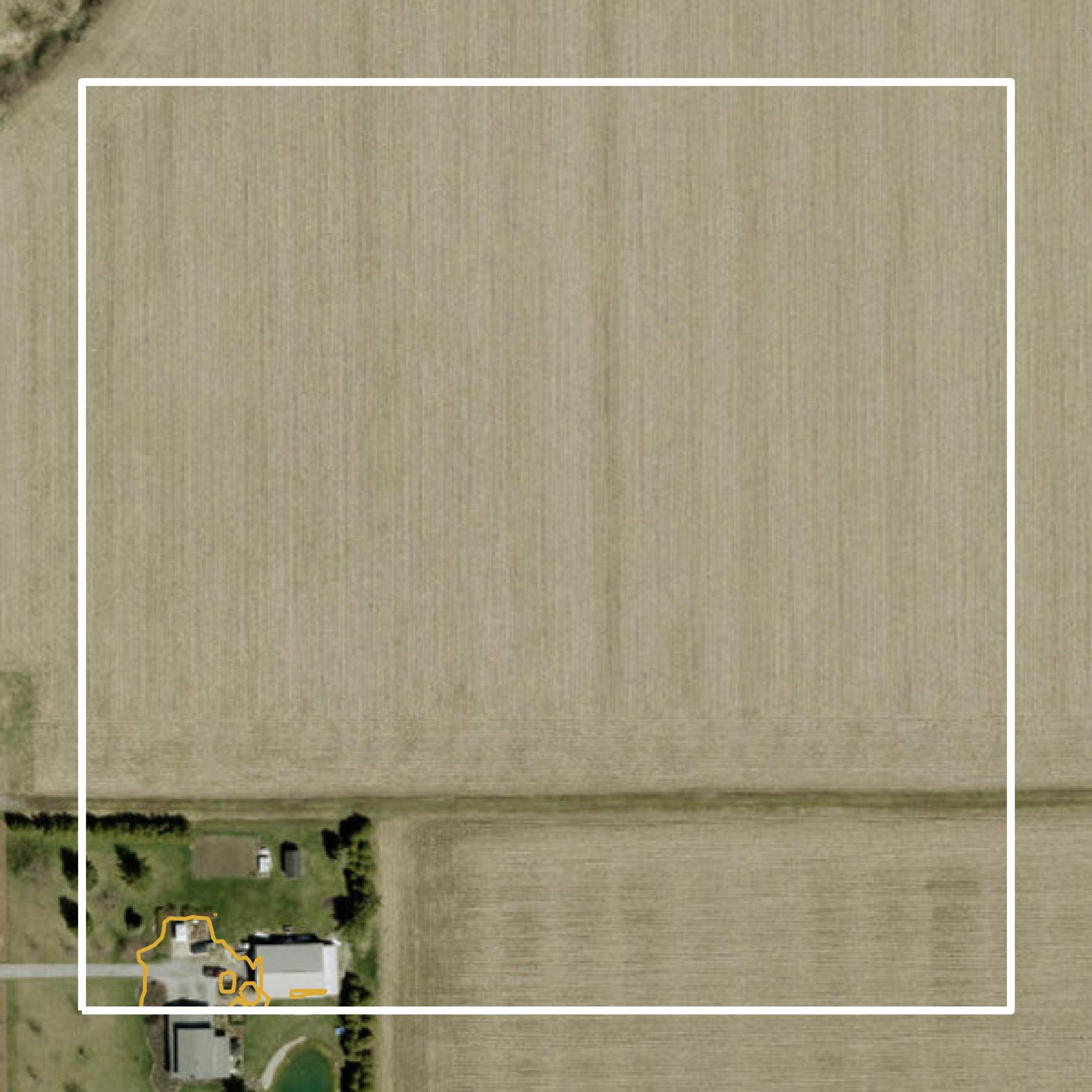 This image shows a contour map in Henry County created using GIS data in Equator.