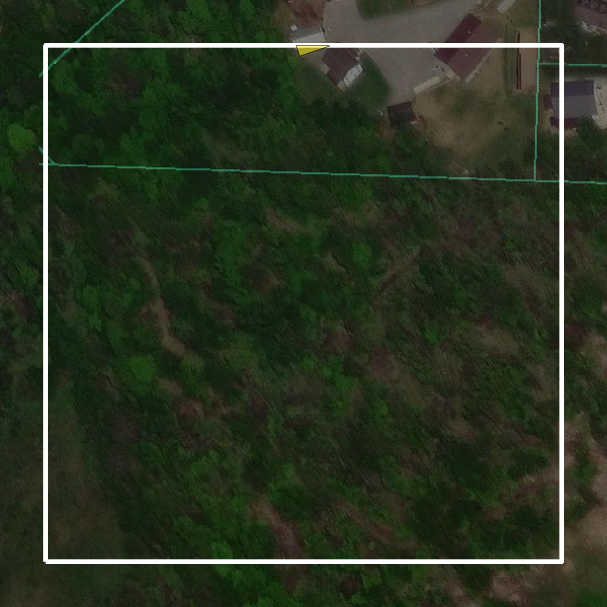 This image shows parcel and building data in Holmes County created using GIS data in Equator.