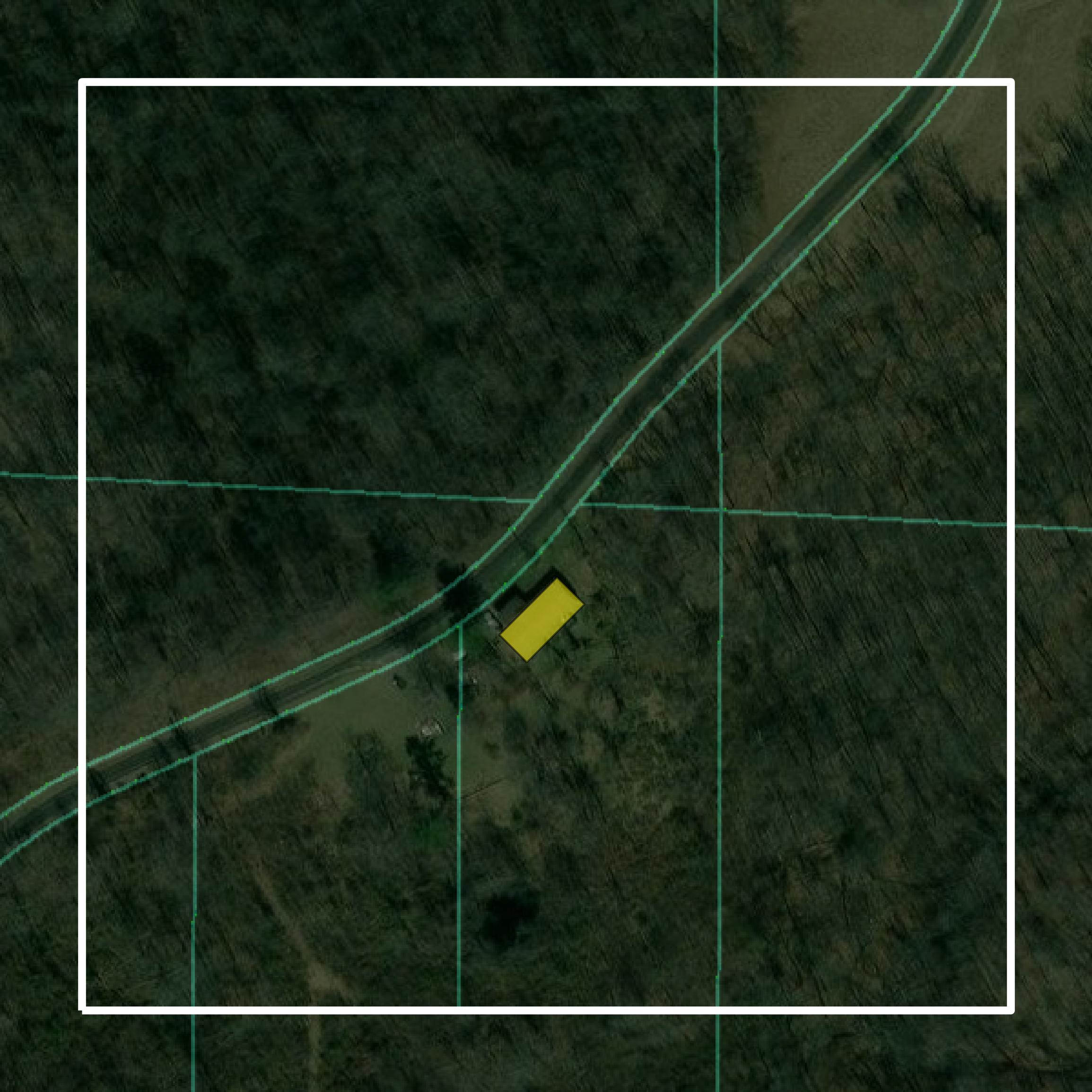 This image shows parcel and building data in Jackson County created using GIS data in Equator.