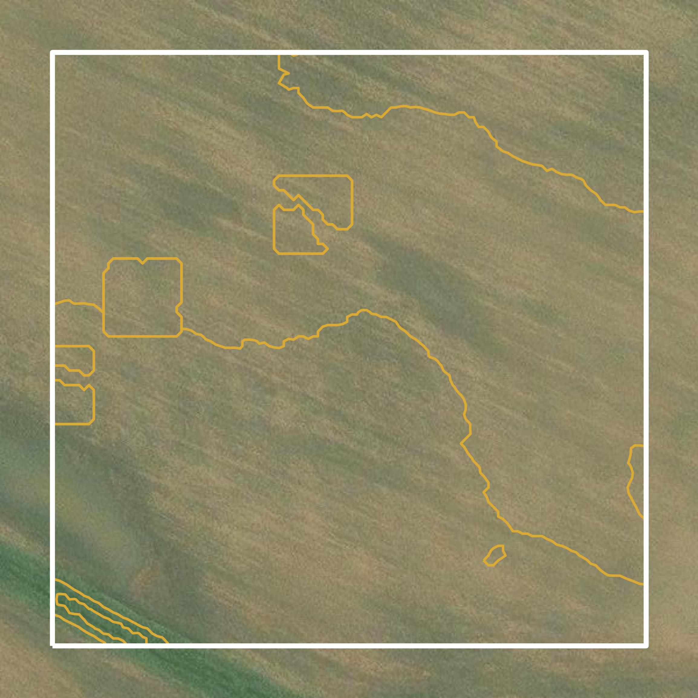 This image shows a contour map in Madison County created using GIS data in Equator.
