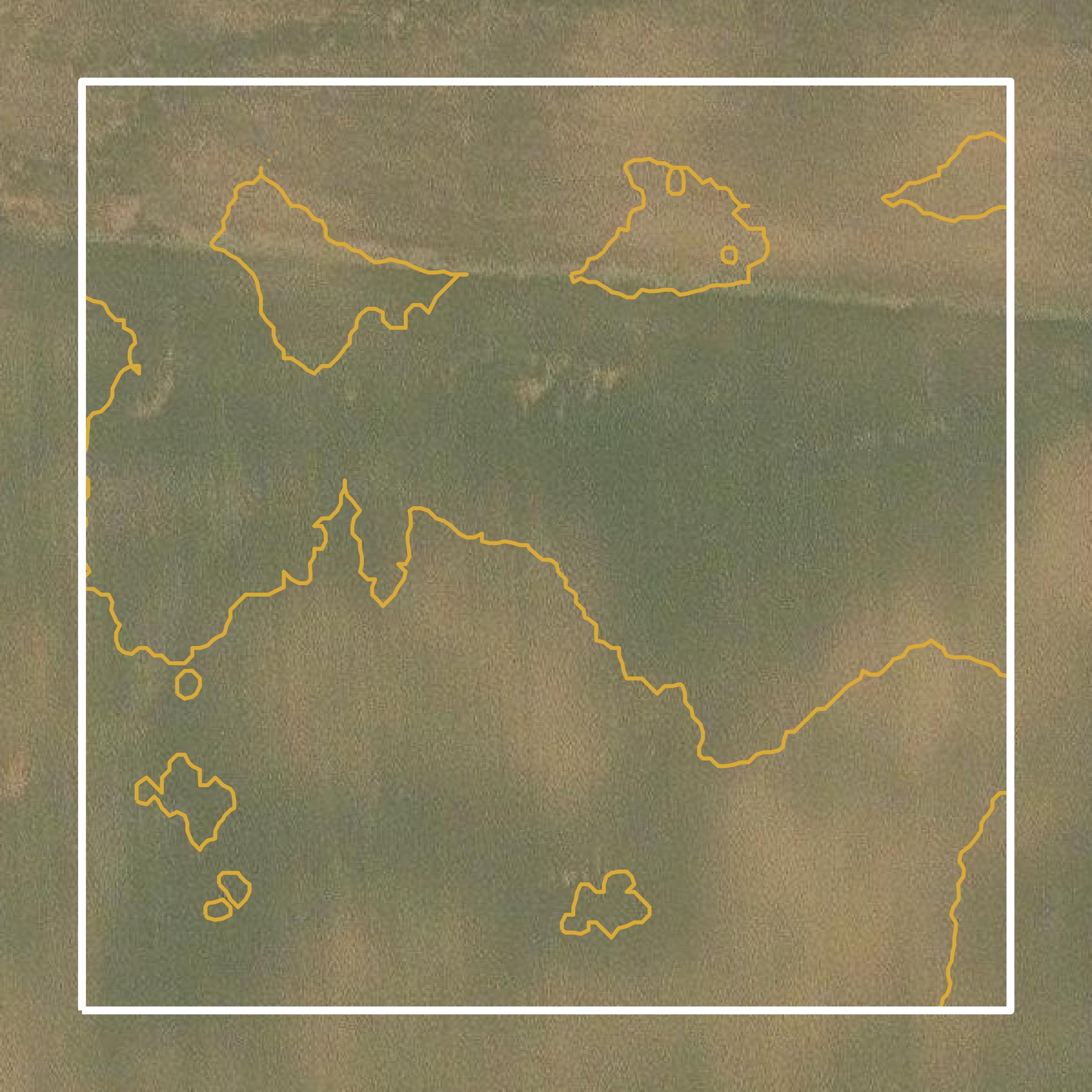 This image shows a contour map in Madison County created using GIS data in Equator.