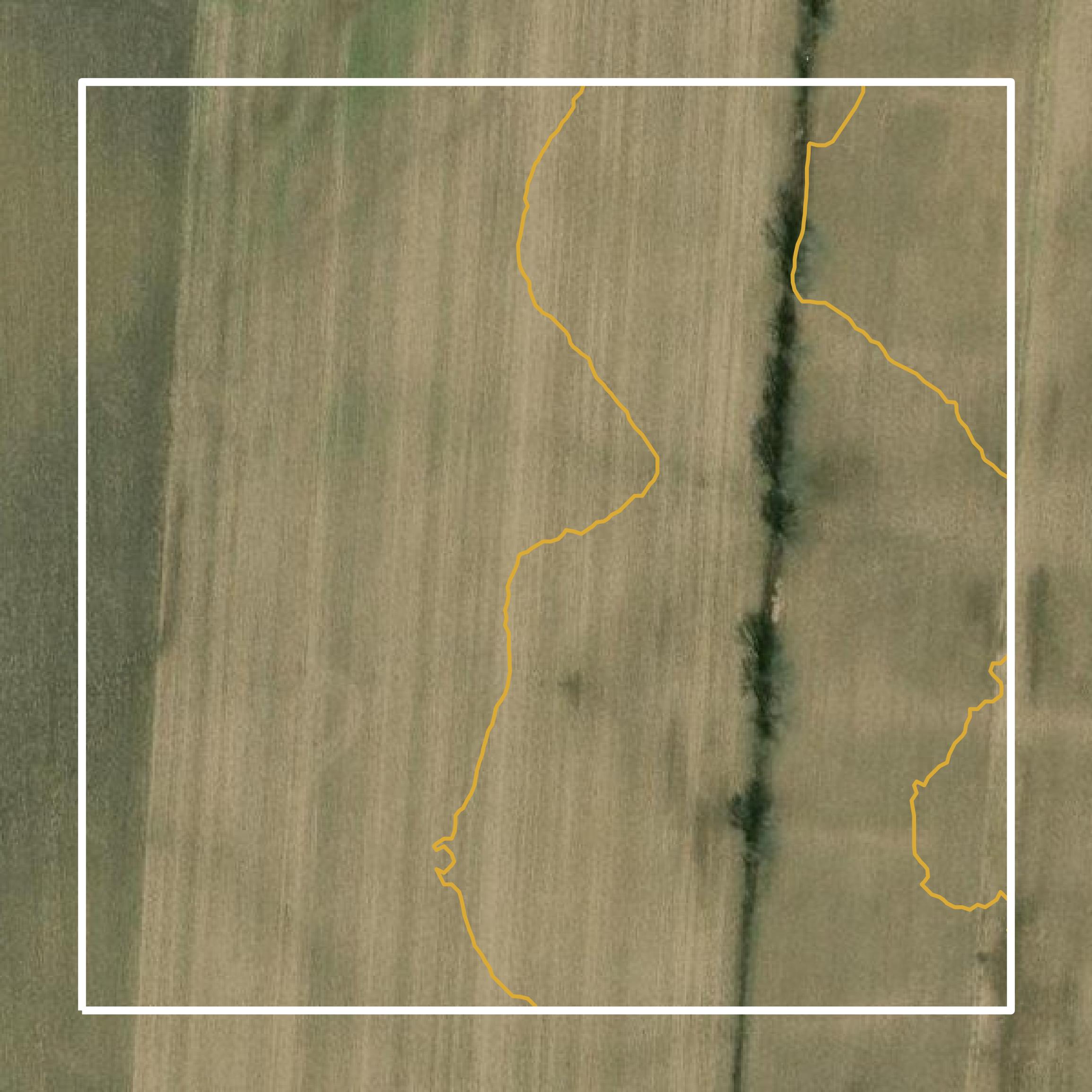 This image shows a contour map in Miami County created using GIS data in Equator.